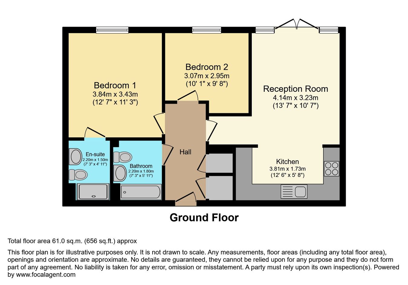 26, Turner Court, High Street, Berkhamsted floorplan