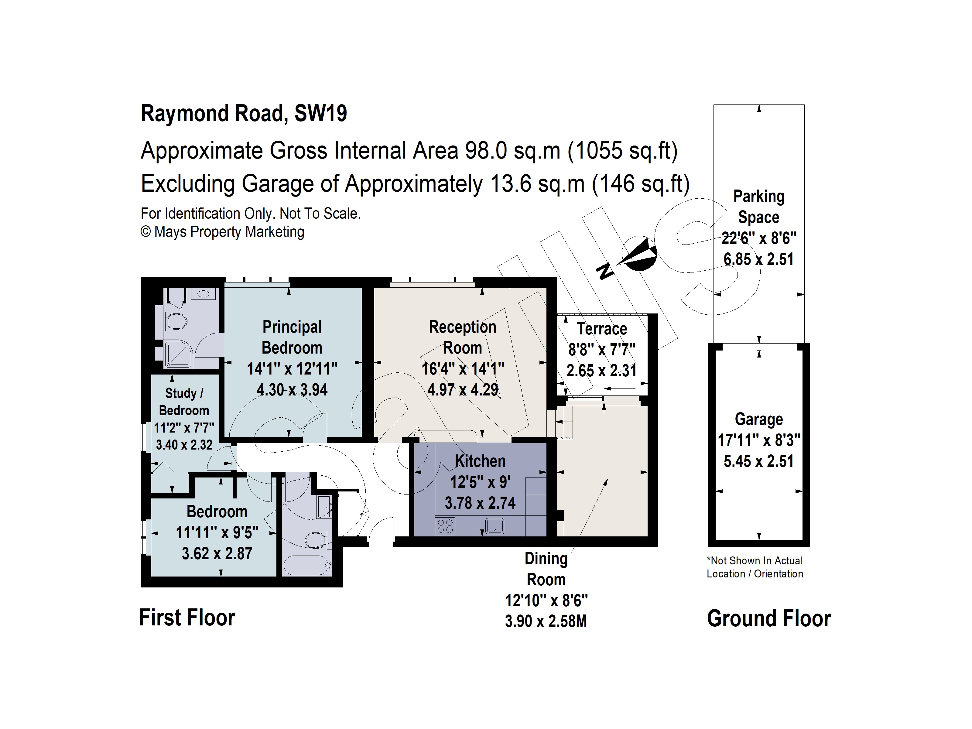 Raymond Road, Wimbledon, London, SW19 floorplan