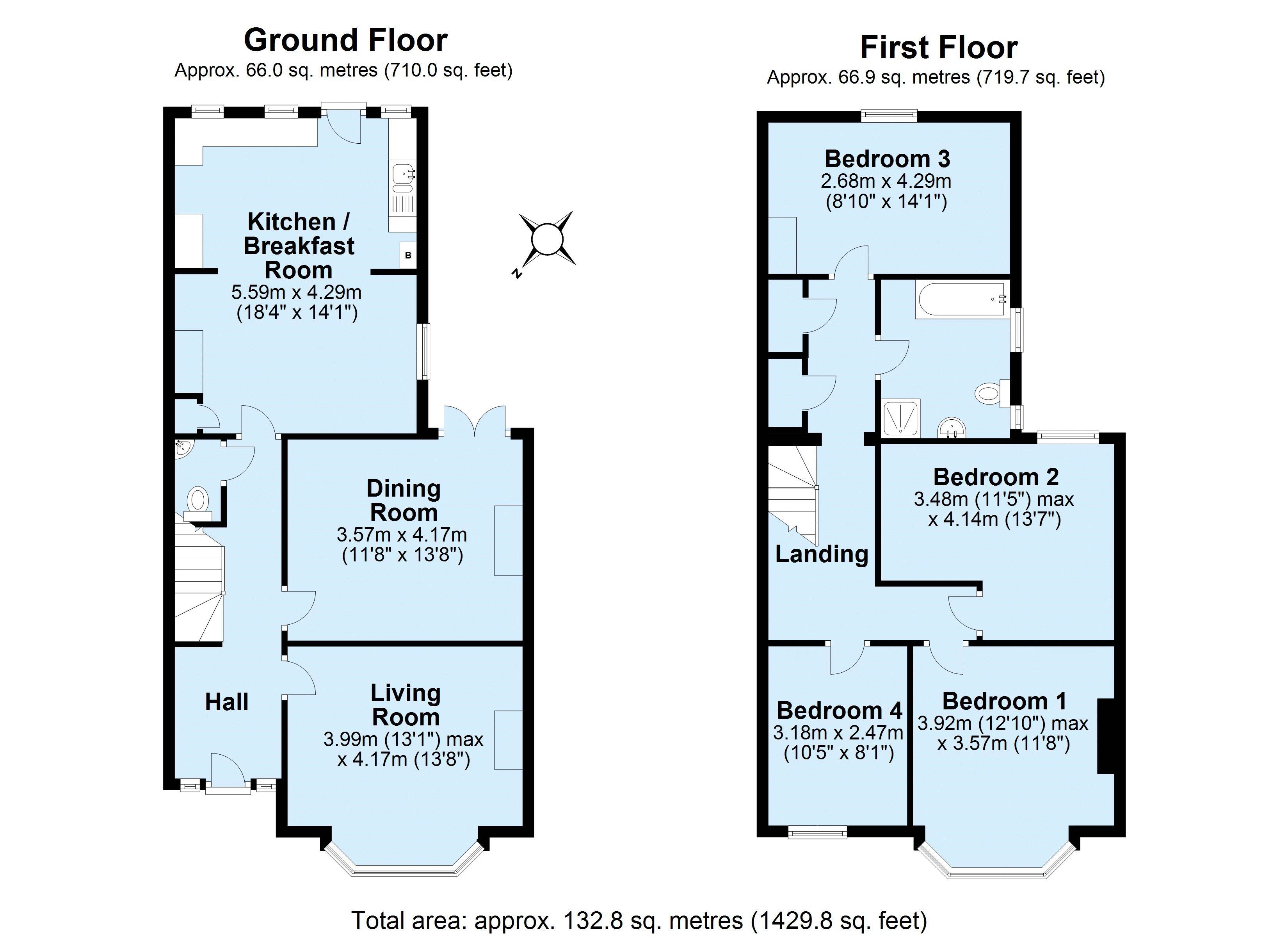 4 Bedrooms Semi-detached house for sale in Longlands Road, Sidcup DA15