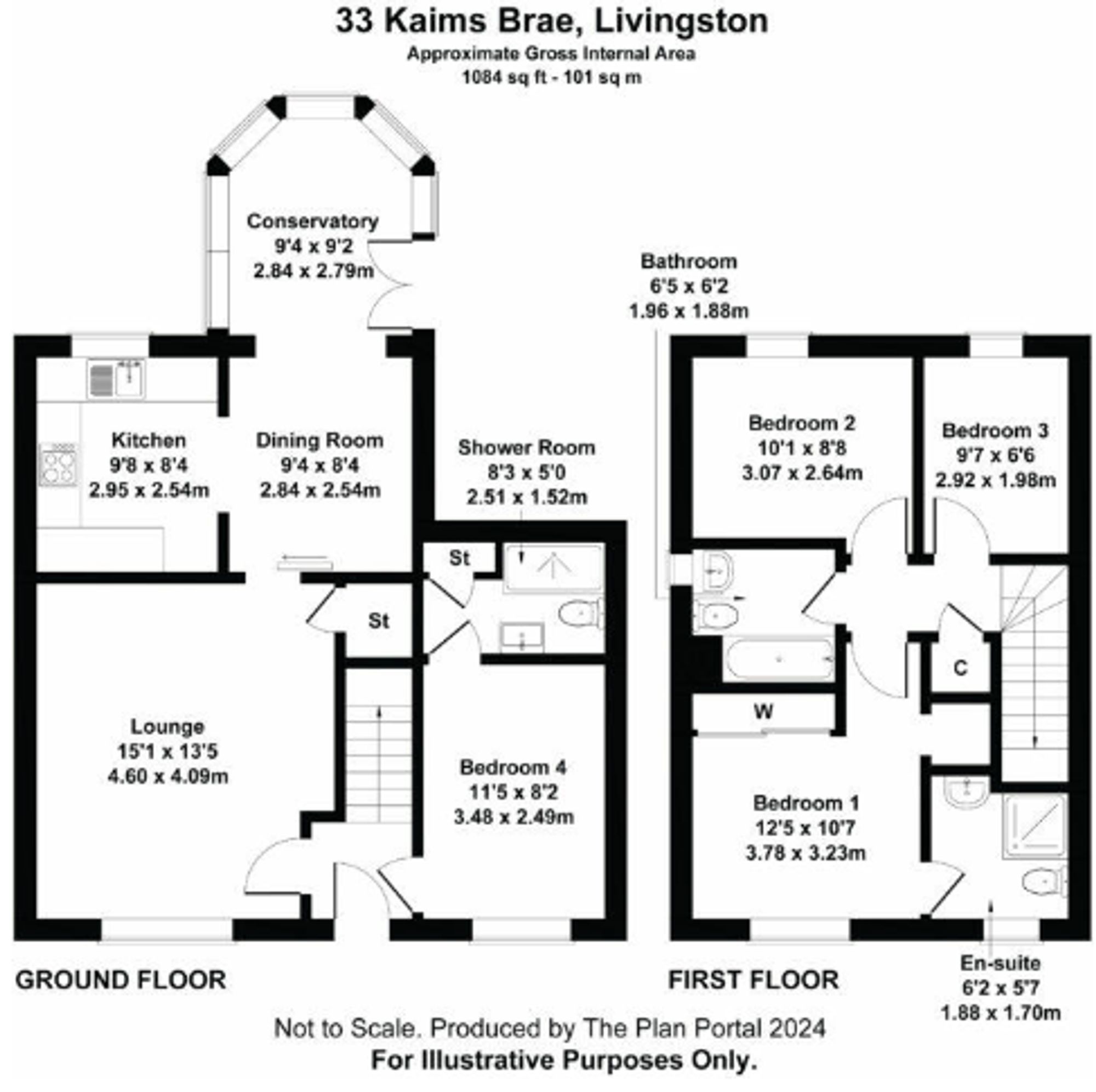 33 Kaims Brae, Livingston Village floorplan