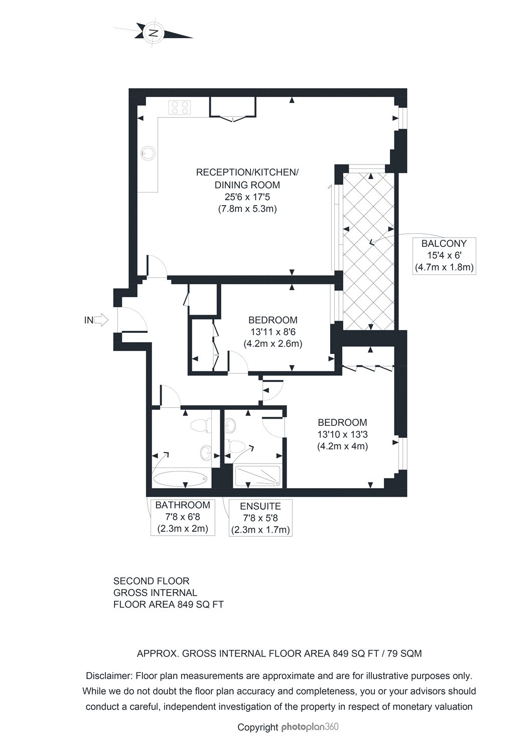 2 Bedrooms Flat to rent in The Avenue, London NW6