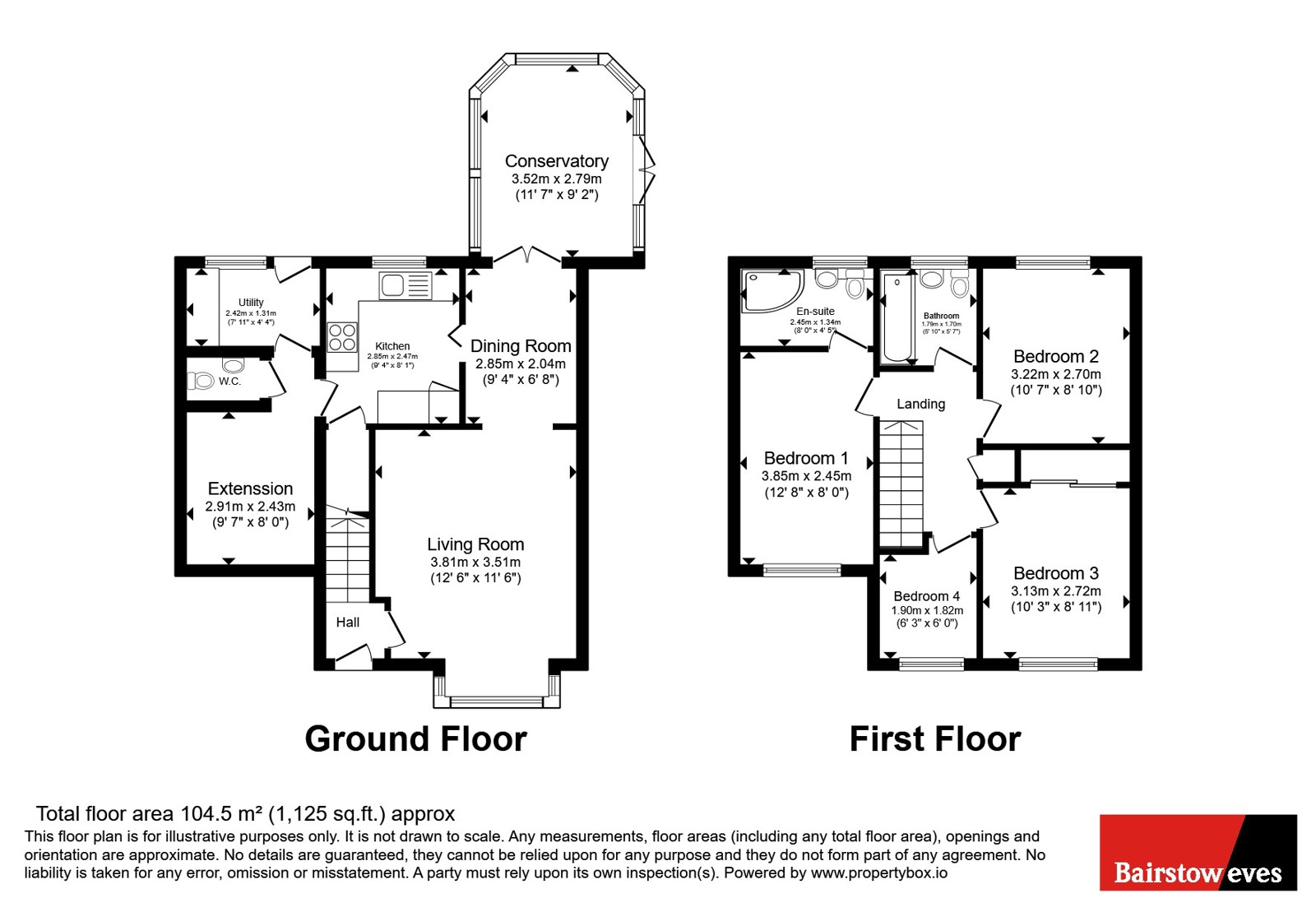 144, Bond Way, Cannock floorplan