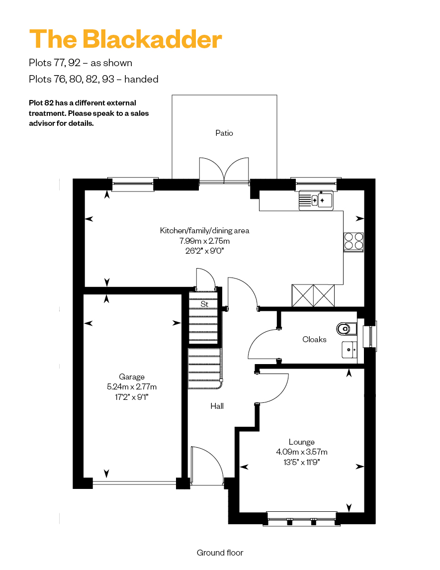 77, Off Snowdrop Path, East Calder, Eh53 0Wr floorplan