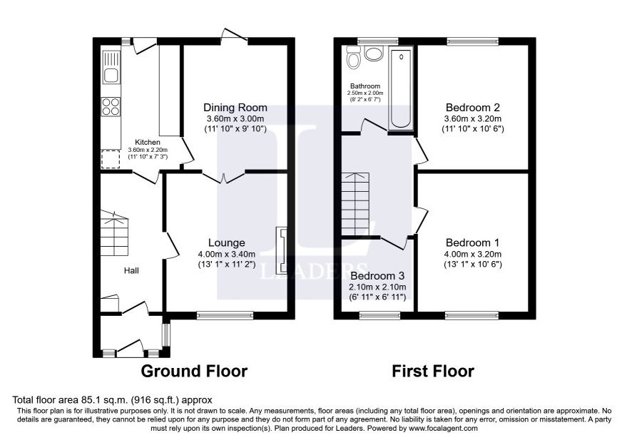 17, Kimble Close, West Midlands floorplan
