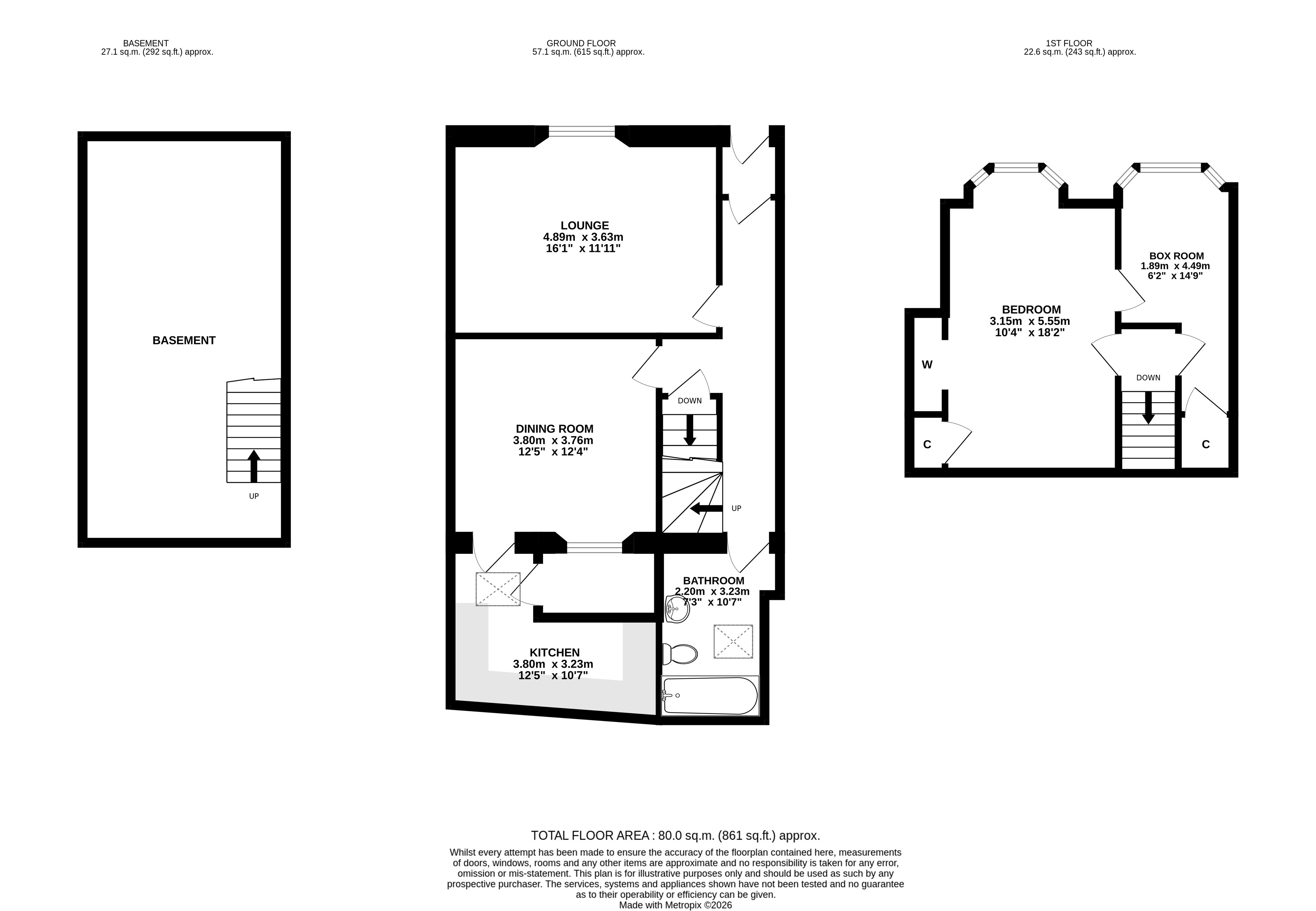 9, Bank Street, Arbroath floorplan