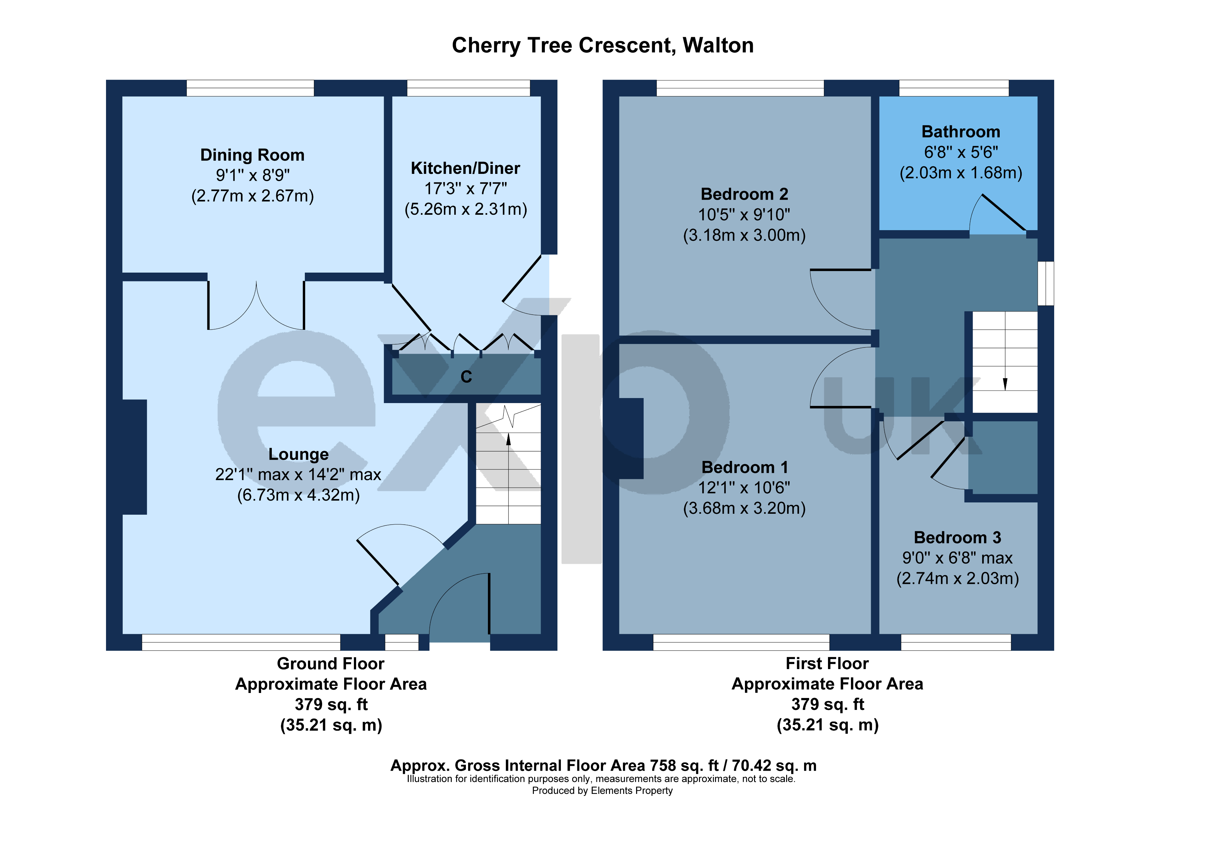 Cherry Tree Crescent, Walton, Wakefield WF2, 3 bedroom detached house