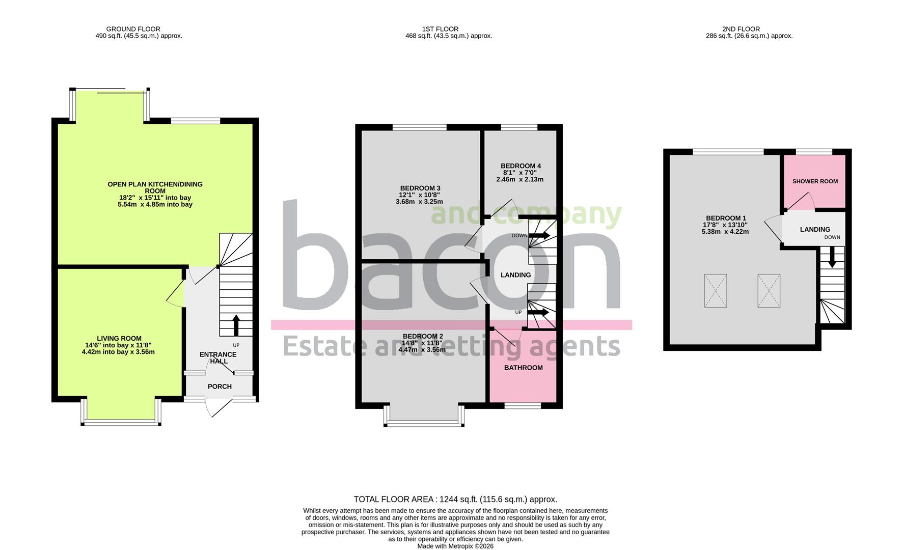 31, Meadow Road, Worthing floorplan