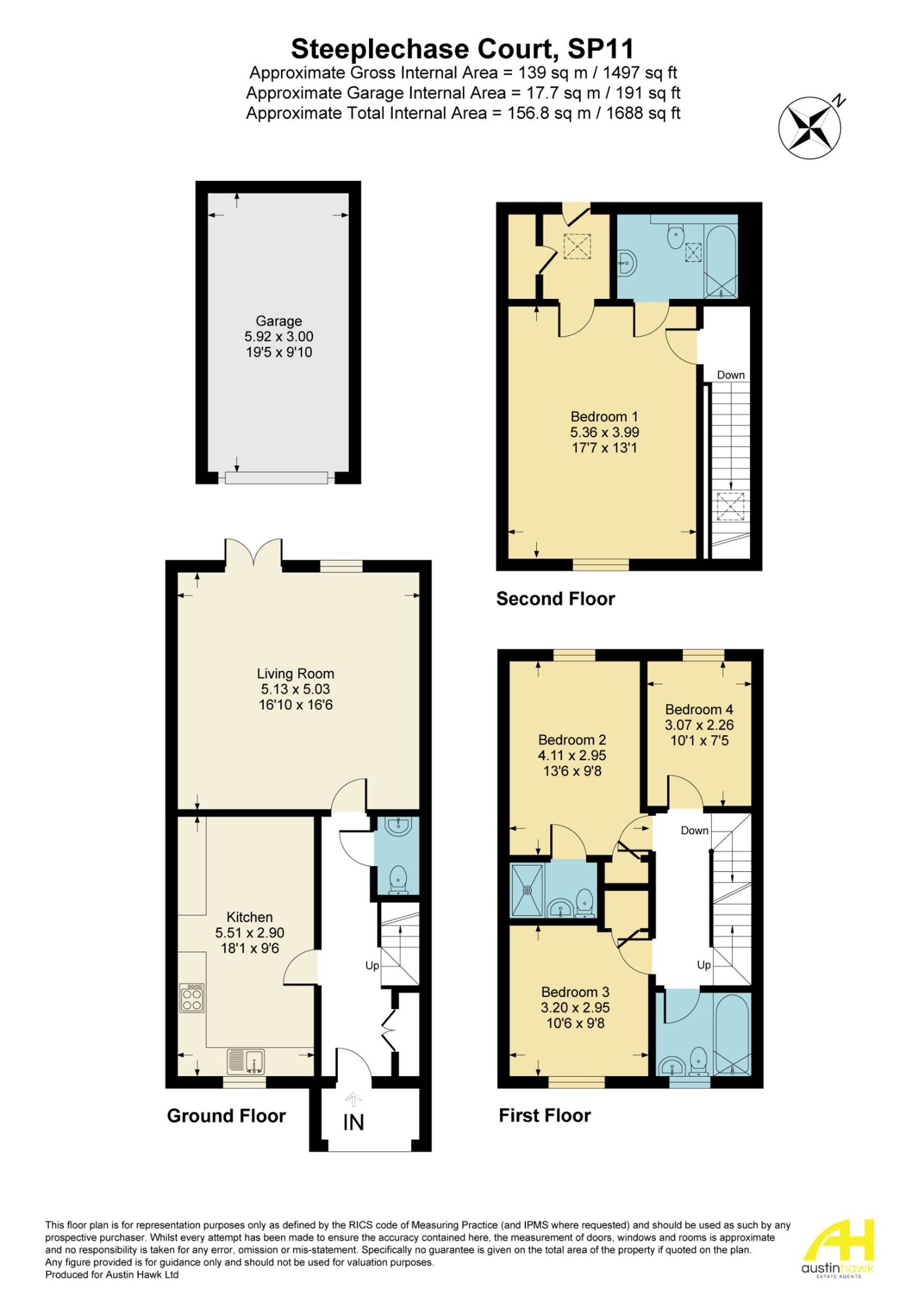 3 Steeplechase Court, Andover floorplan