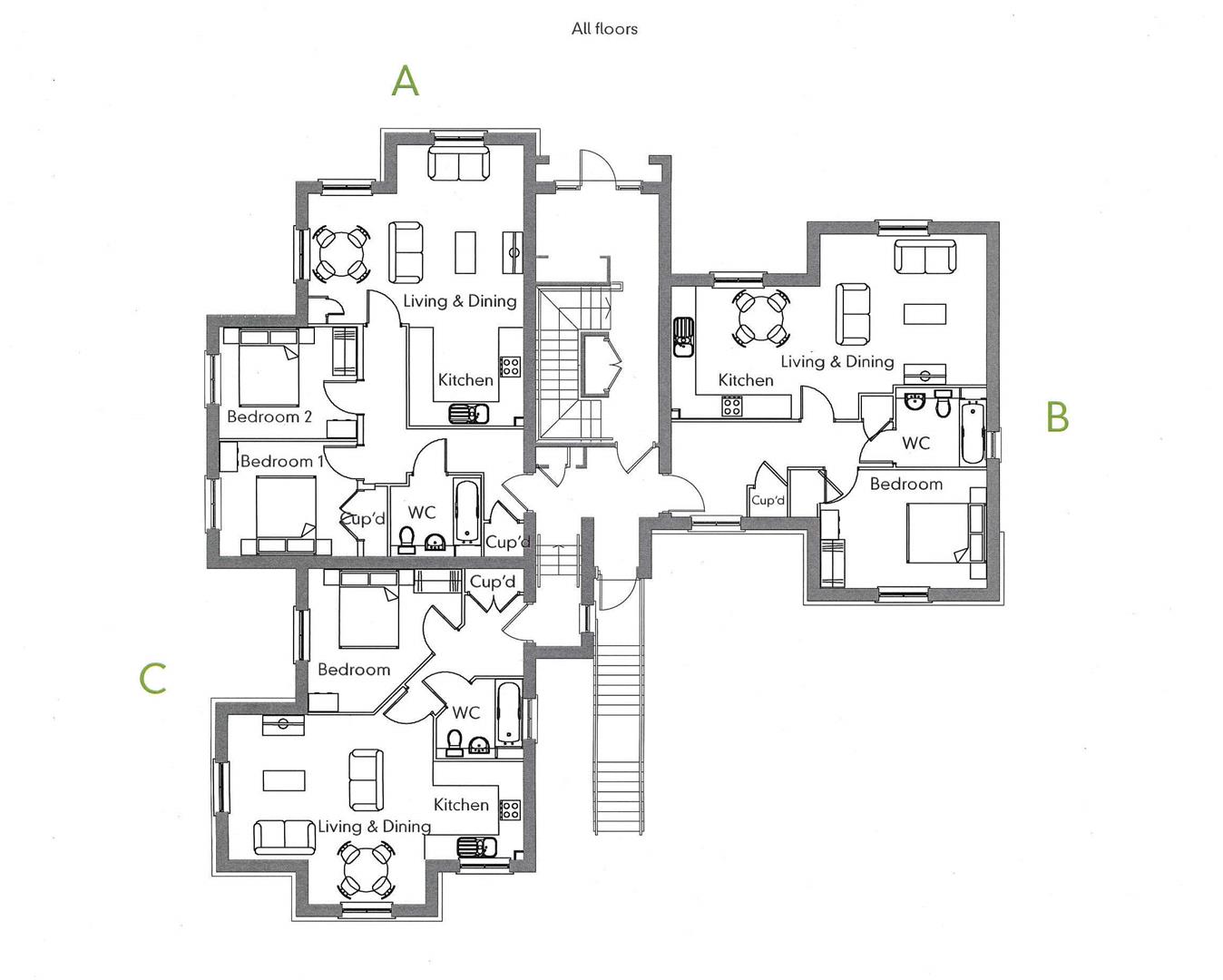 1 Bedrooms Flat for sale in Horam, Heathfield TN21