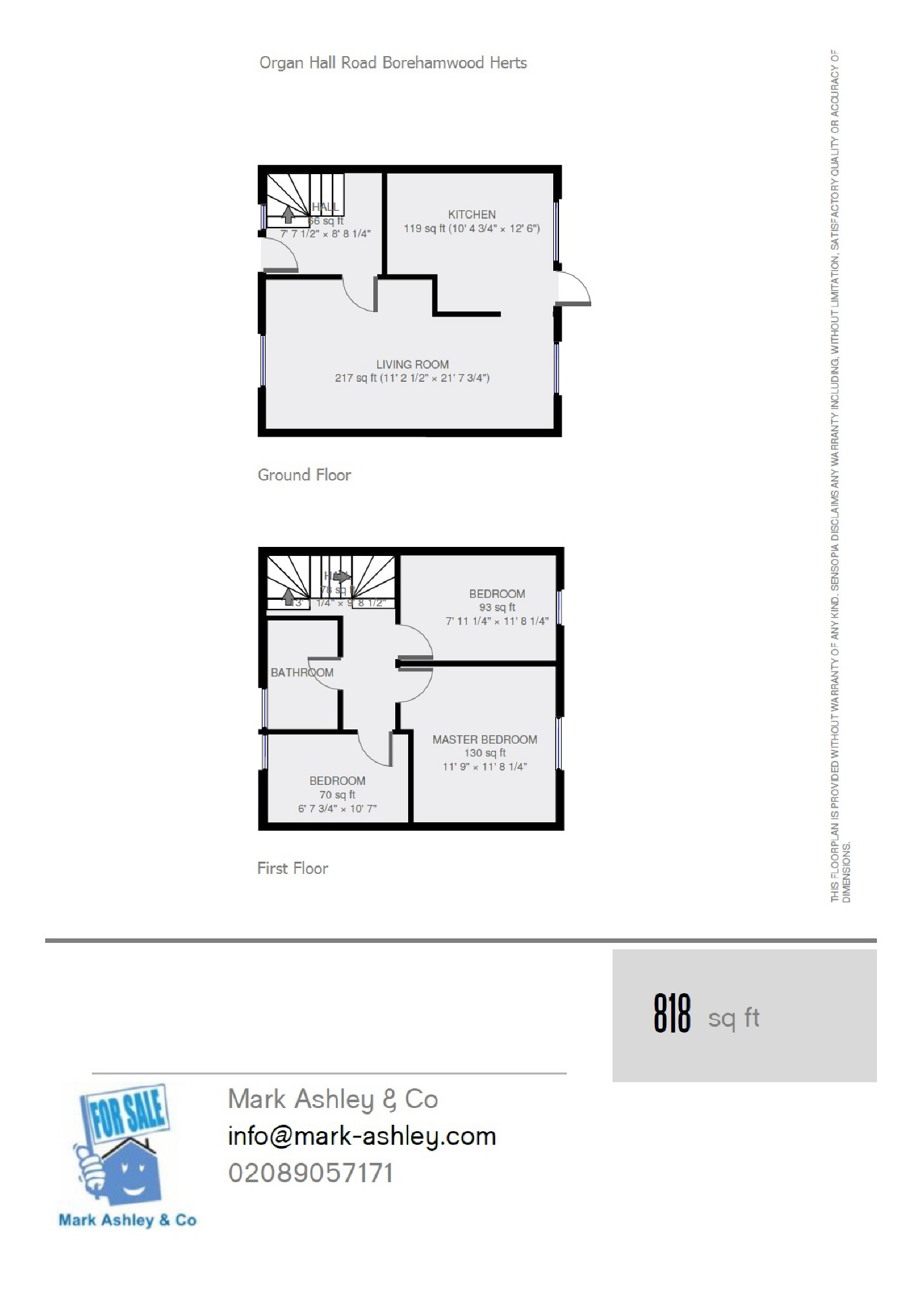 3 Bedrooms Terraced house for sale in Organ Hall Road, Borehamwood, Hertfordshire WD6