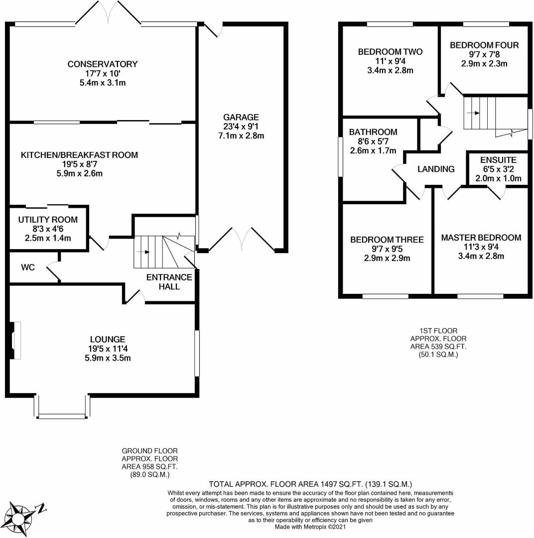 187a, Roundways, Bristol floorplan