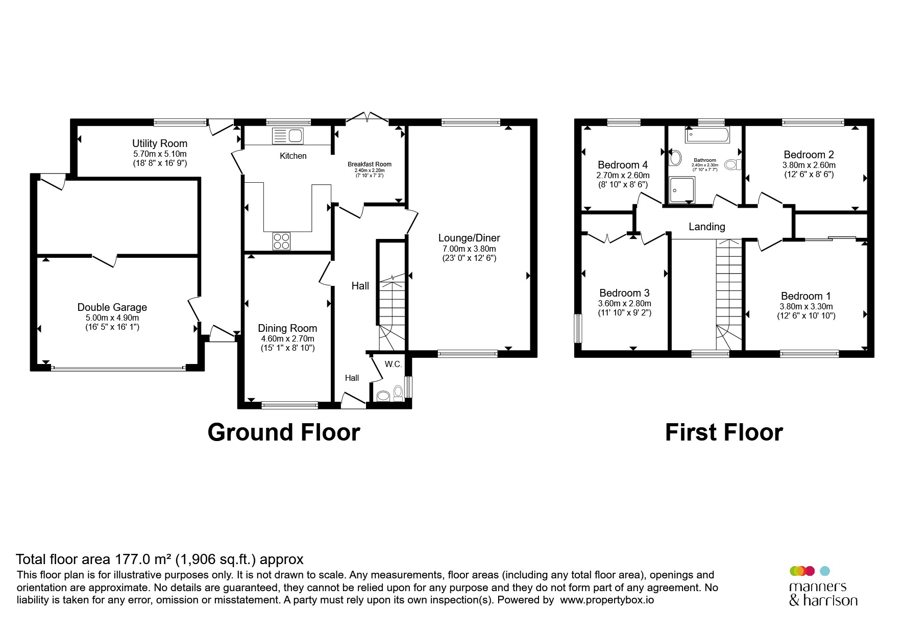 4, College Close, Hartlepool floorplan