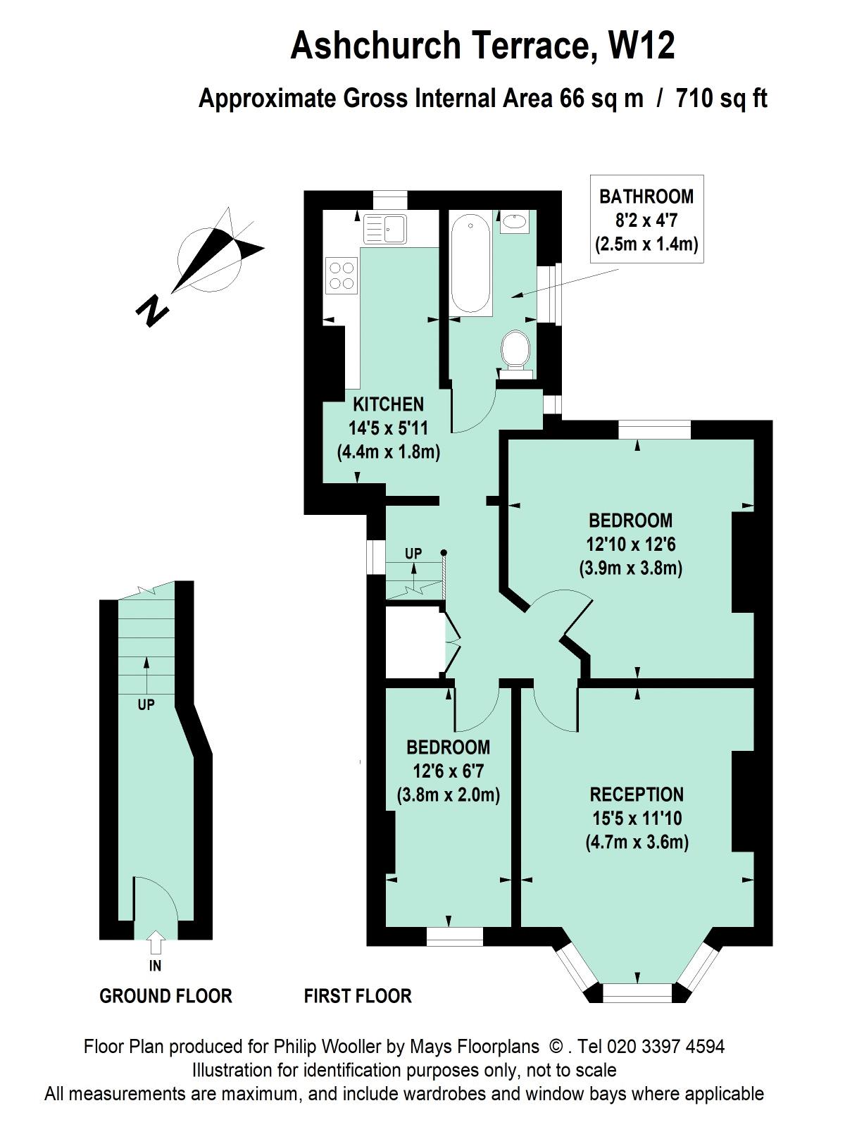 21, Ashchurch Terrace, London floorplan