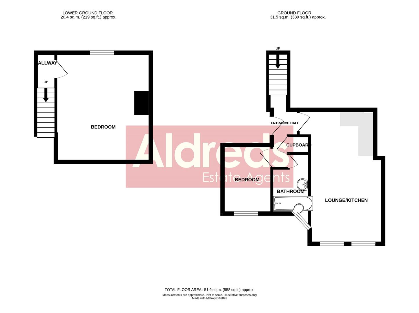 11 St Aubyns Court, 311, London Road South, Lowestoft floorplan