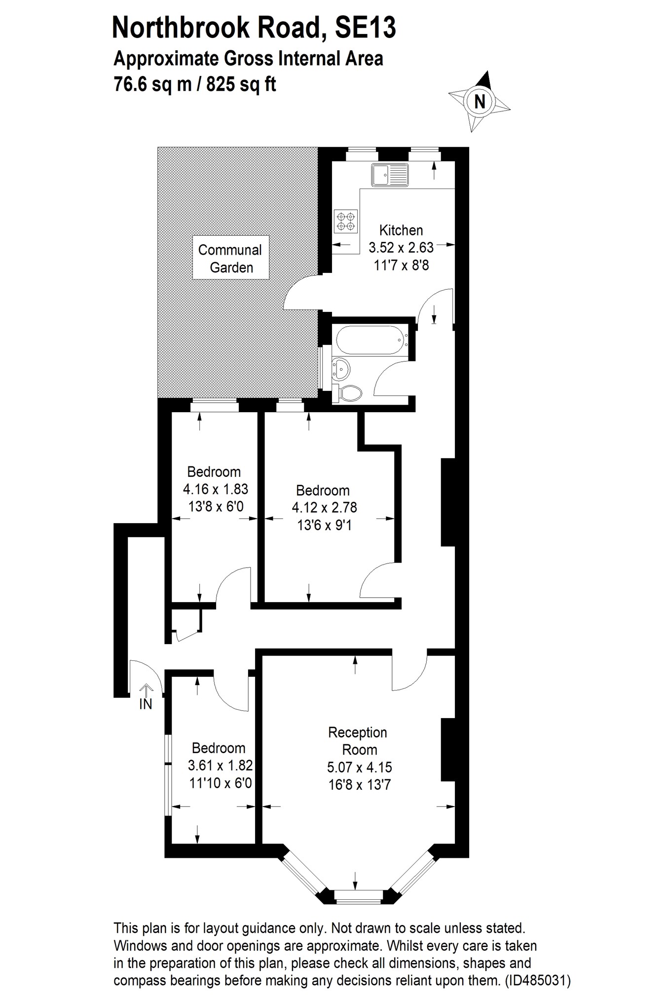 3 Bedrooms Flat to rent in Northbrook Road, Lewisham, London SE13