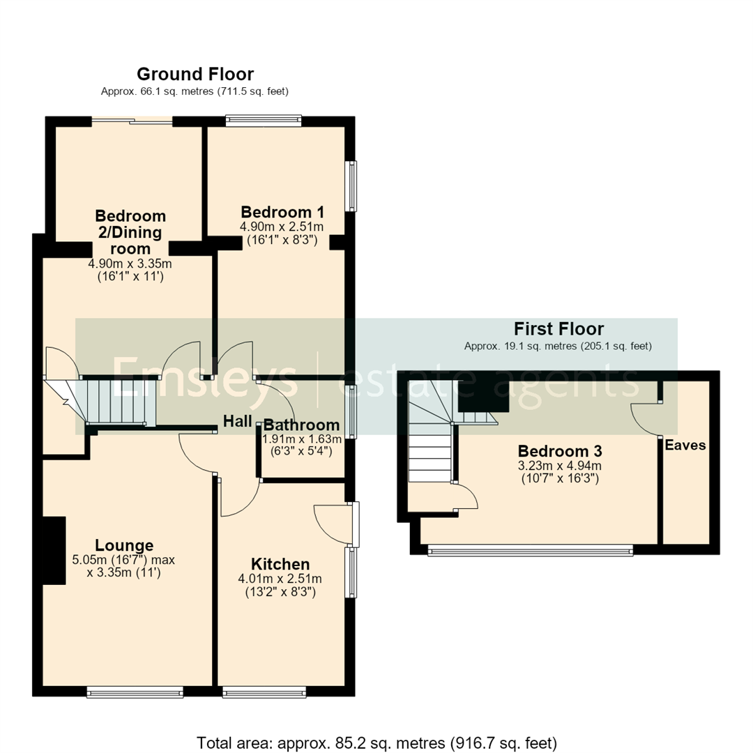3, The Fairway, Tadcaster floorplan