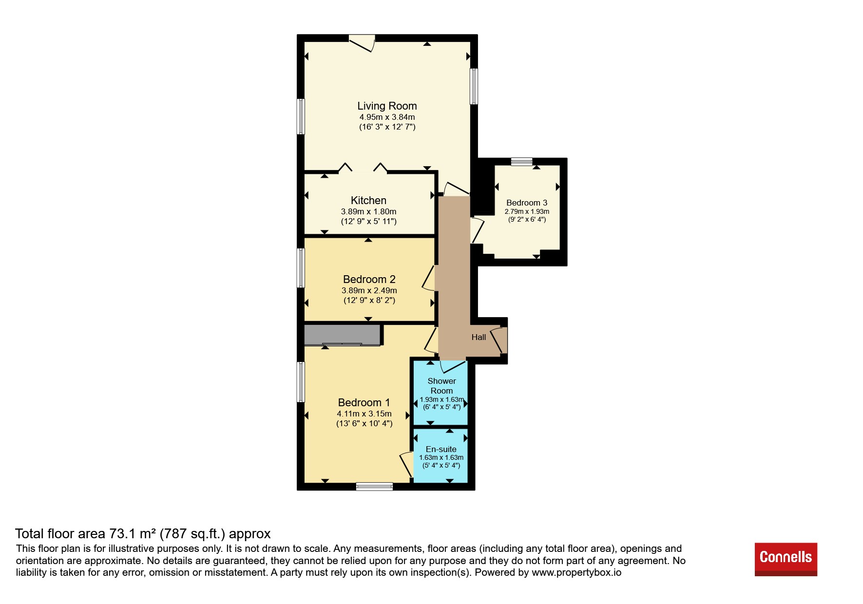 11, Woodbury Walk, Exeter floorplan