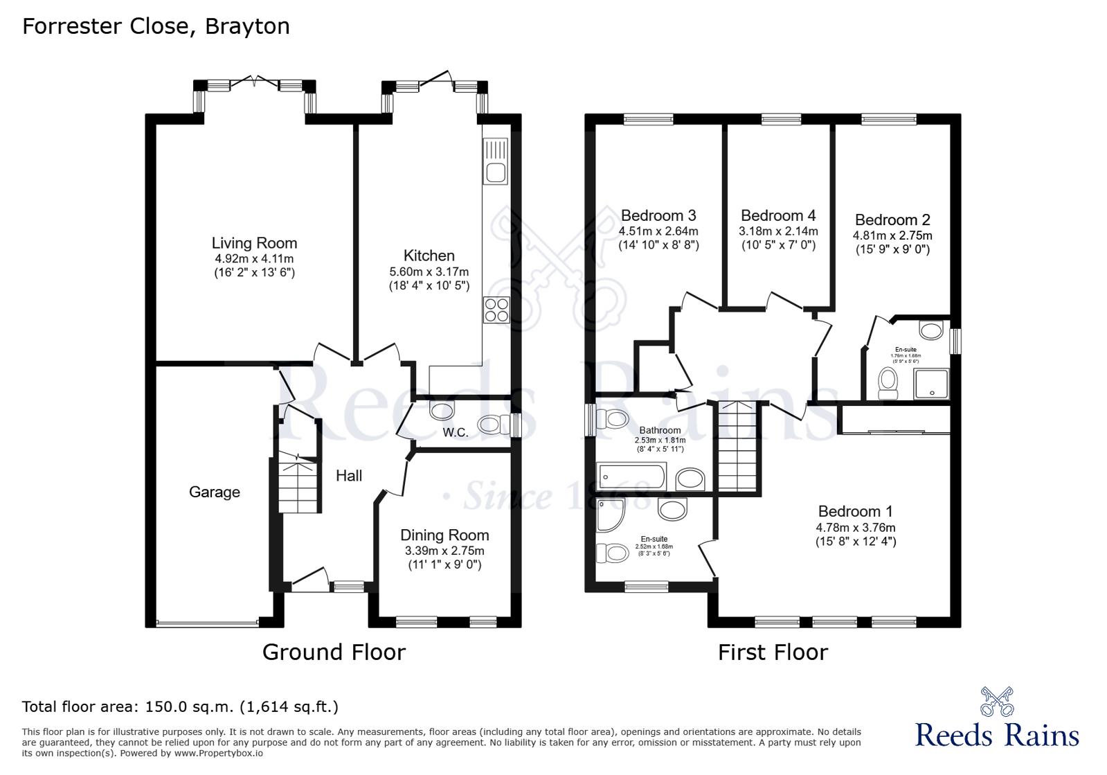 Forrester Close, Selby floorplan