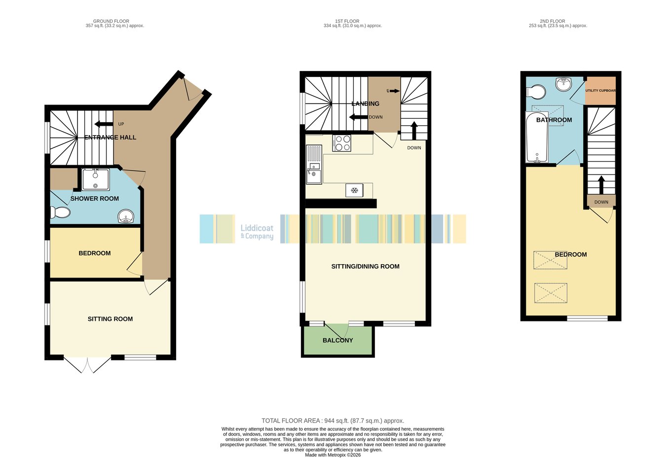 Flat 2, 9, Lostwithiel Street, Fowey floorplan