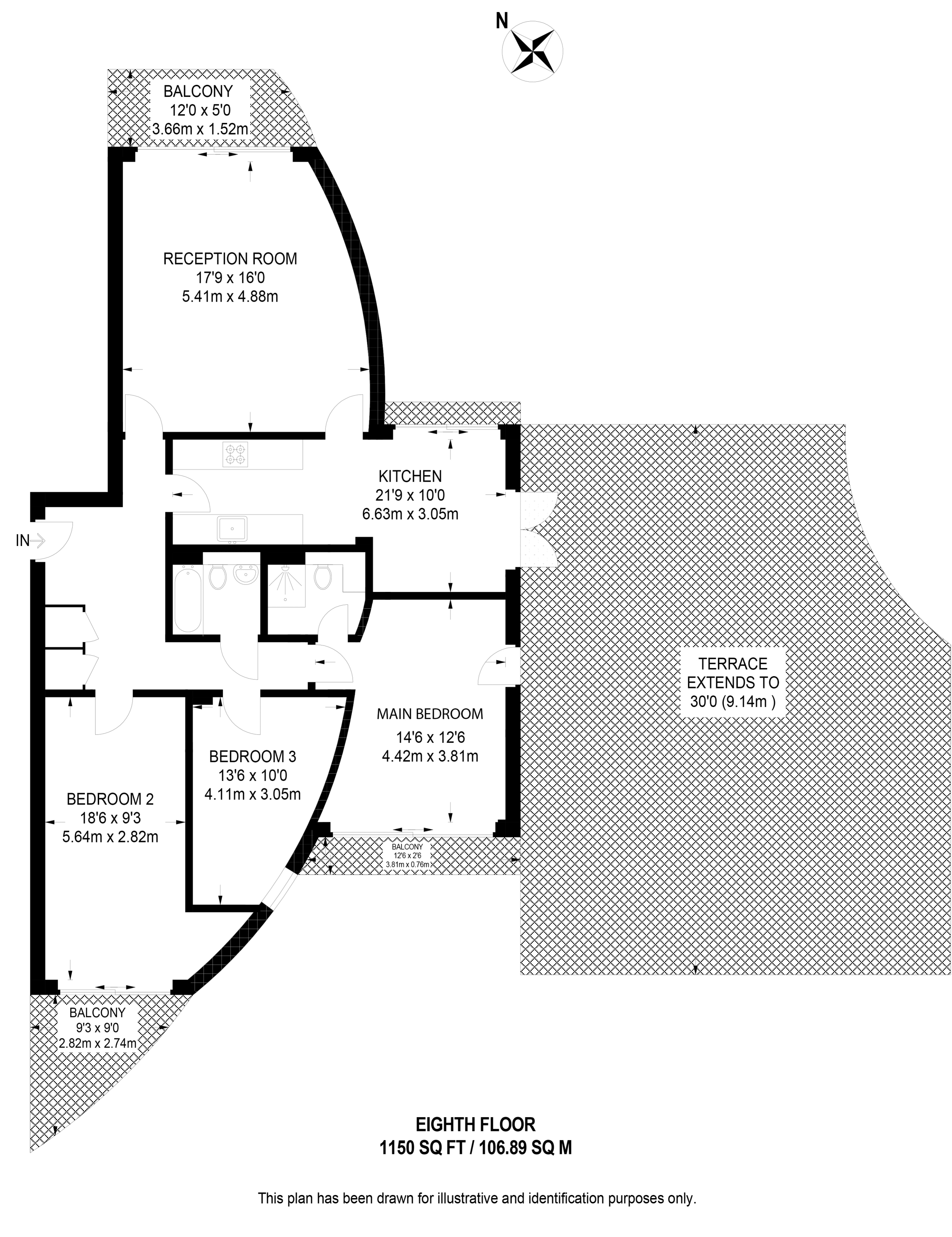 Holland Gardens, Brentford TW8, 3 bedroom flat to rent 62229716