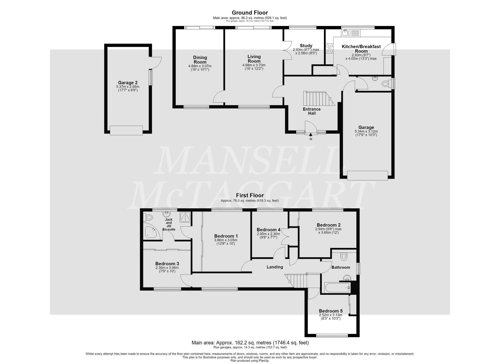 1 Mount Close, Crawley floorplan