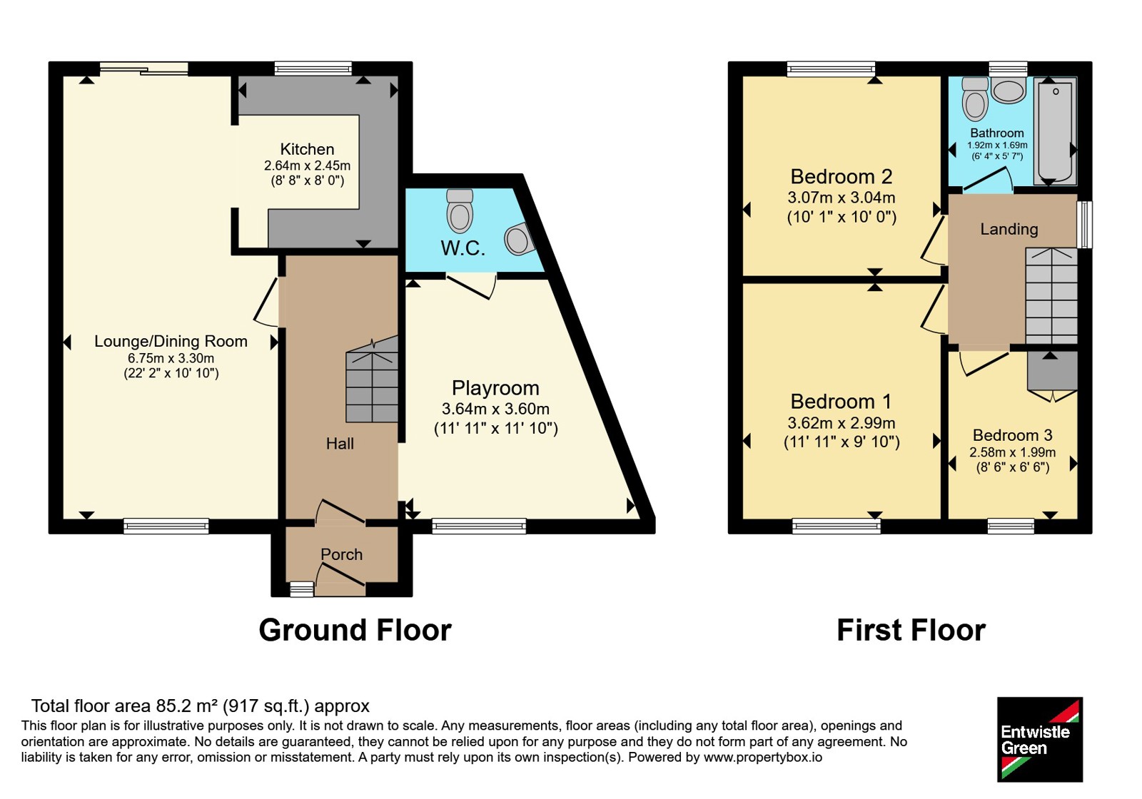 2, Park Lane, Wigan floorplan