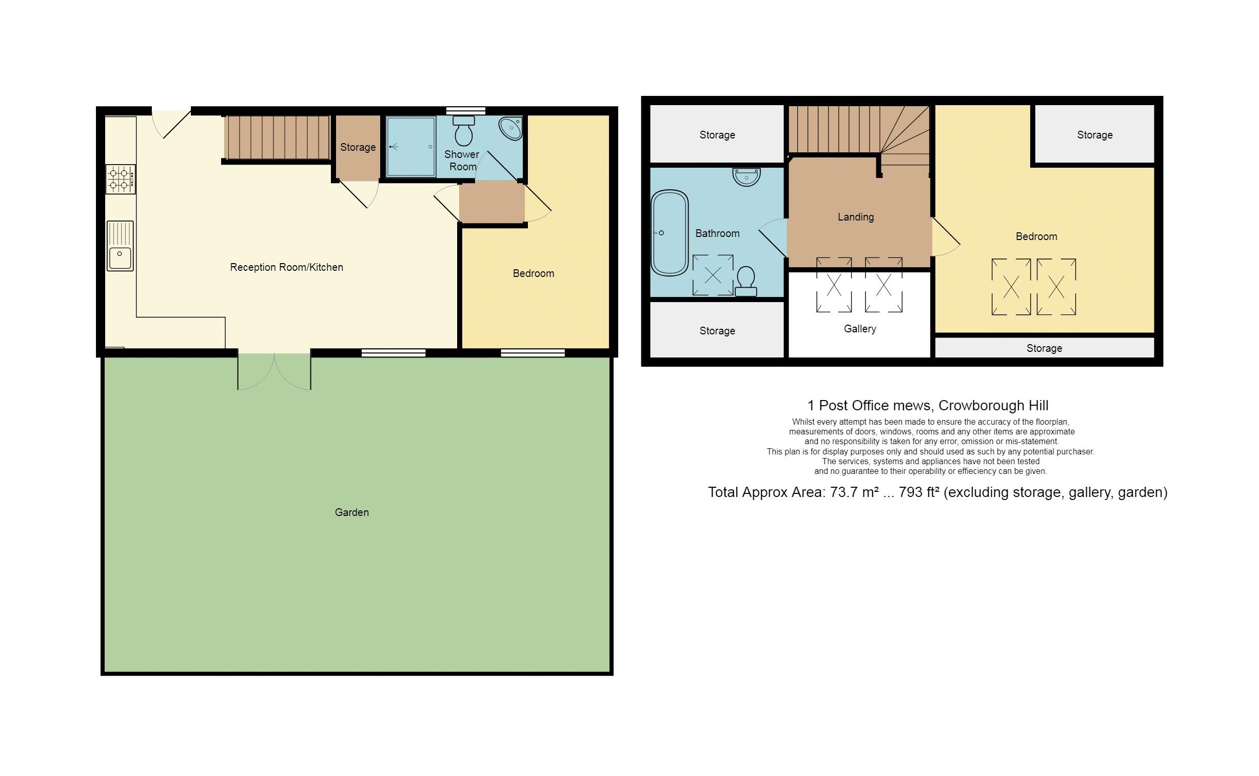 2 Bedrooms Terraced house for sale in Crowborough Hill, Crowborough TN6