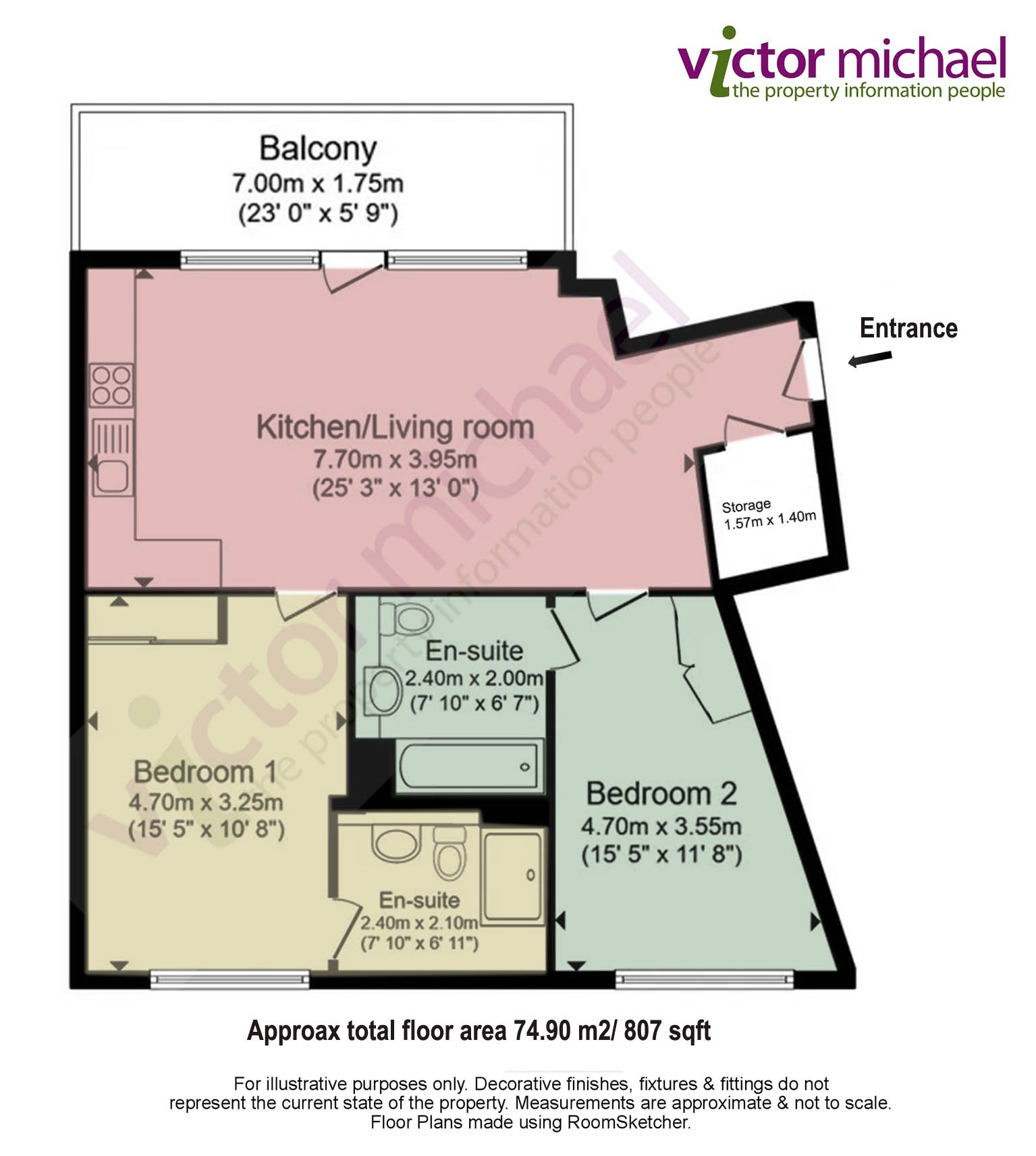 Flat 24, Edward Point, Barking floorplan