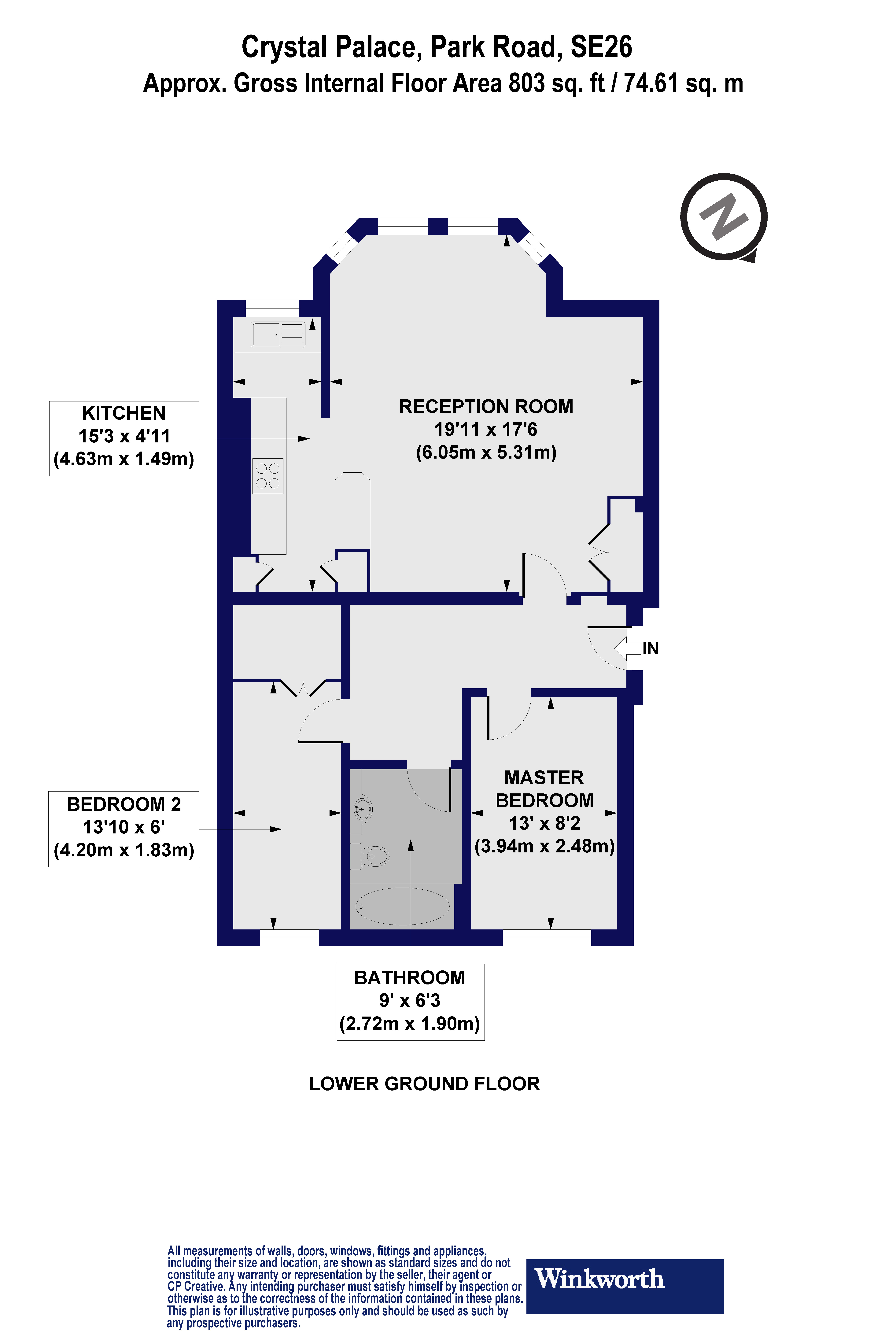 2 Bedrooms Maisonette for sale in Crystal Palace Park Road, London SE26