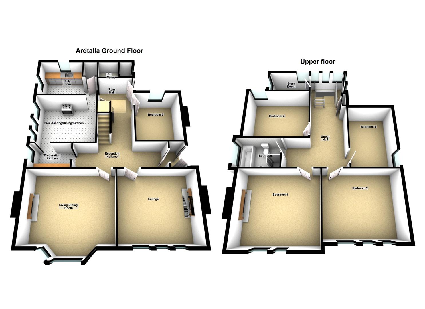 Ardtalla, Isle Of Arran floorplan