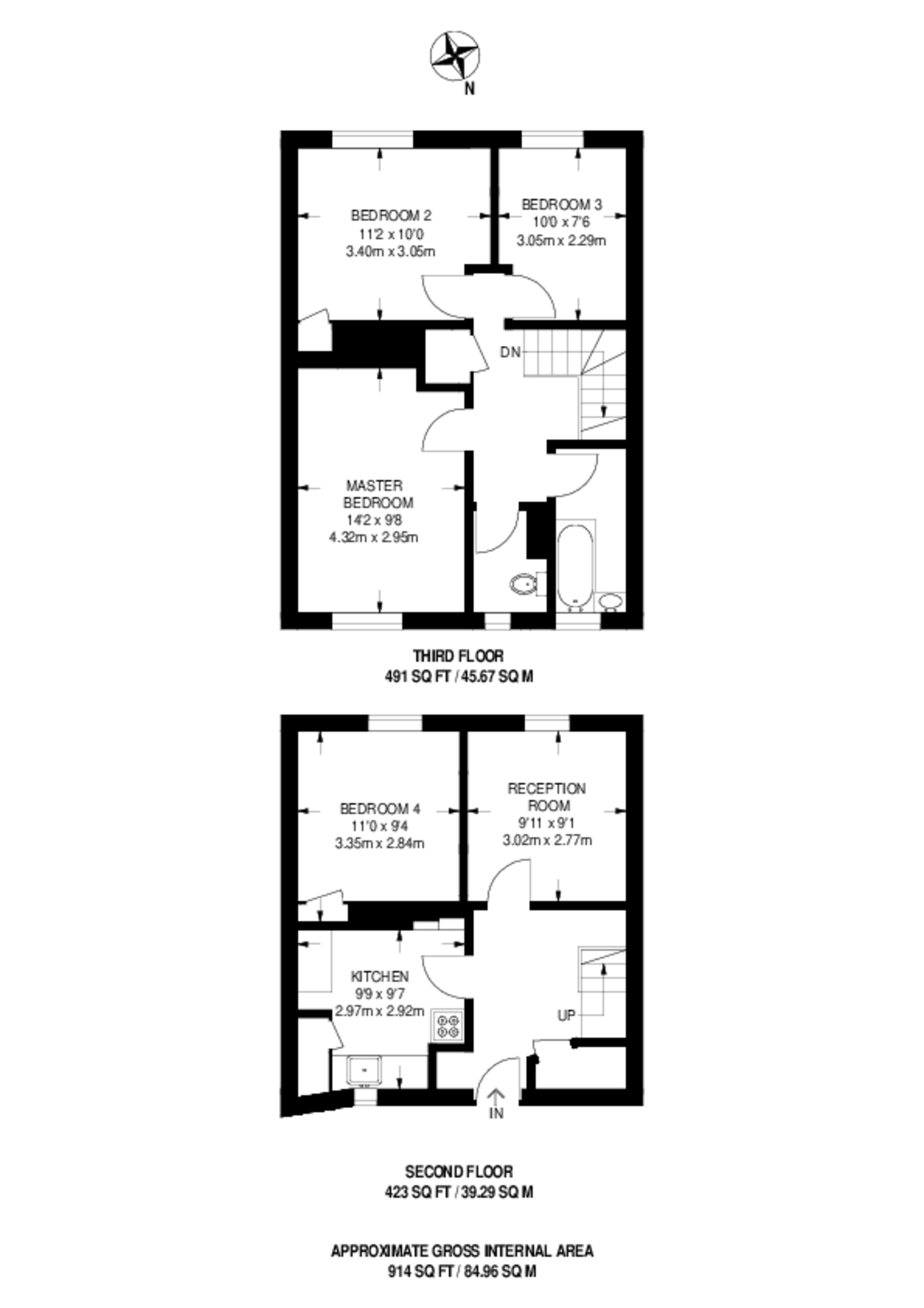 West House Close, Southfields floorplan