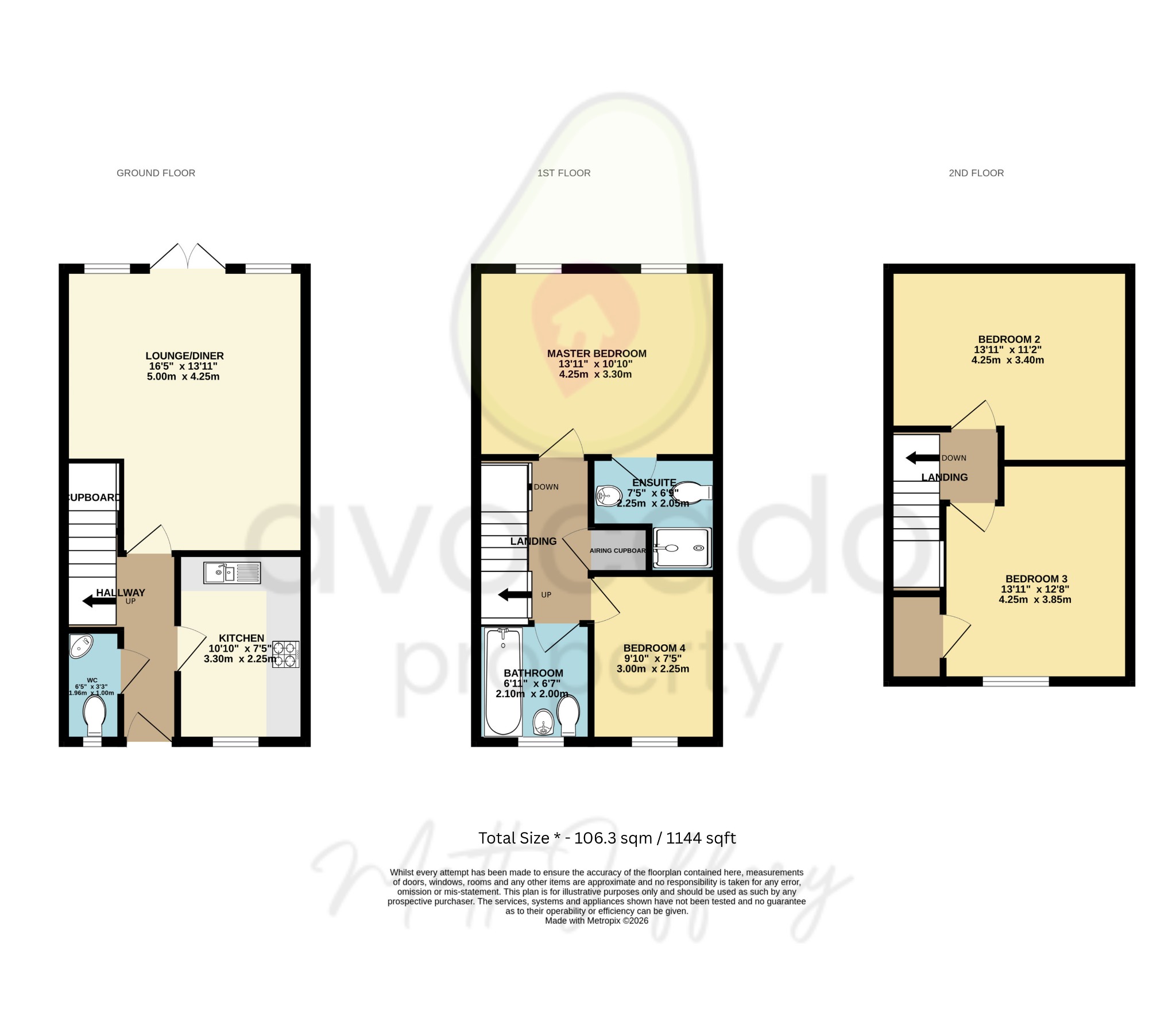 3 Poseidon Close, Swindon, Wiltshire floorplan