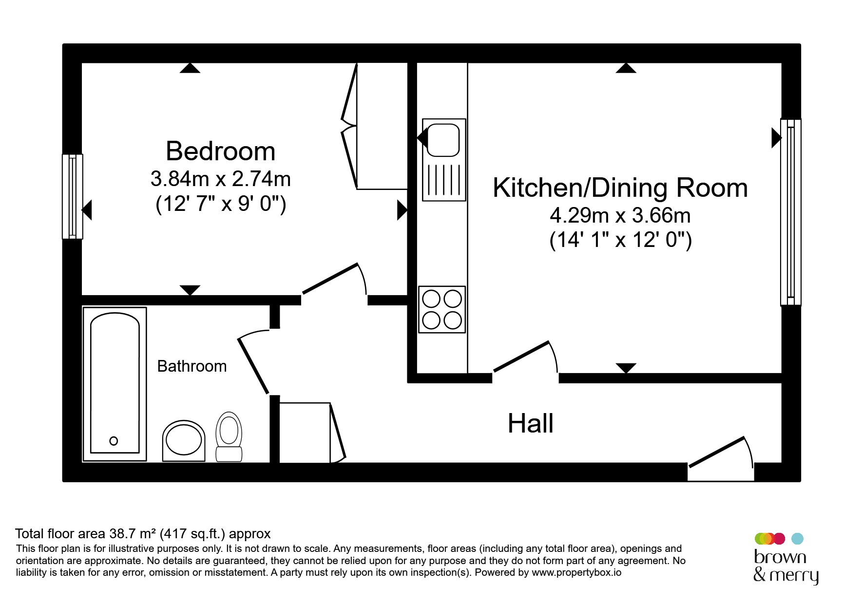 Flat 30, The Exchange, 89, Marlowes, Hemel Hempstead floorplan