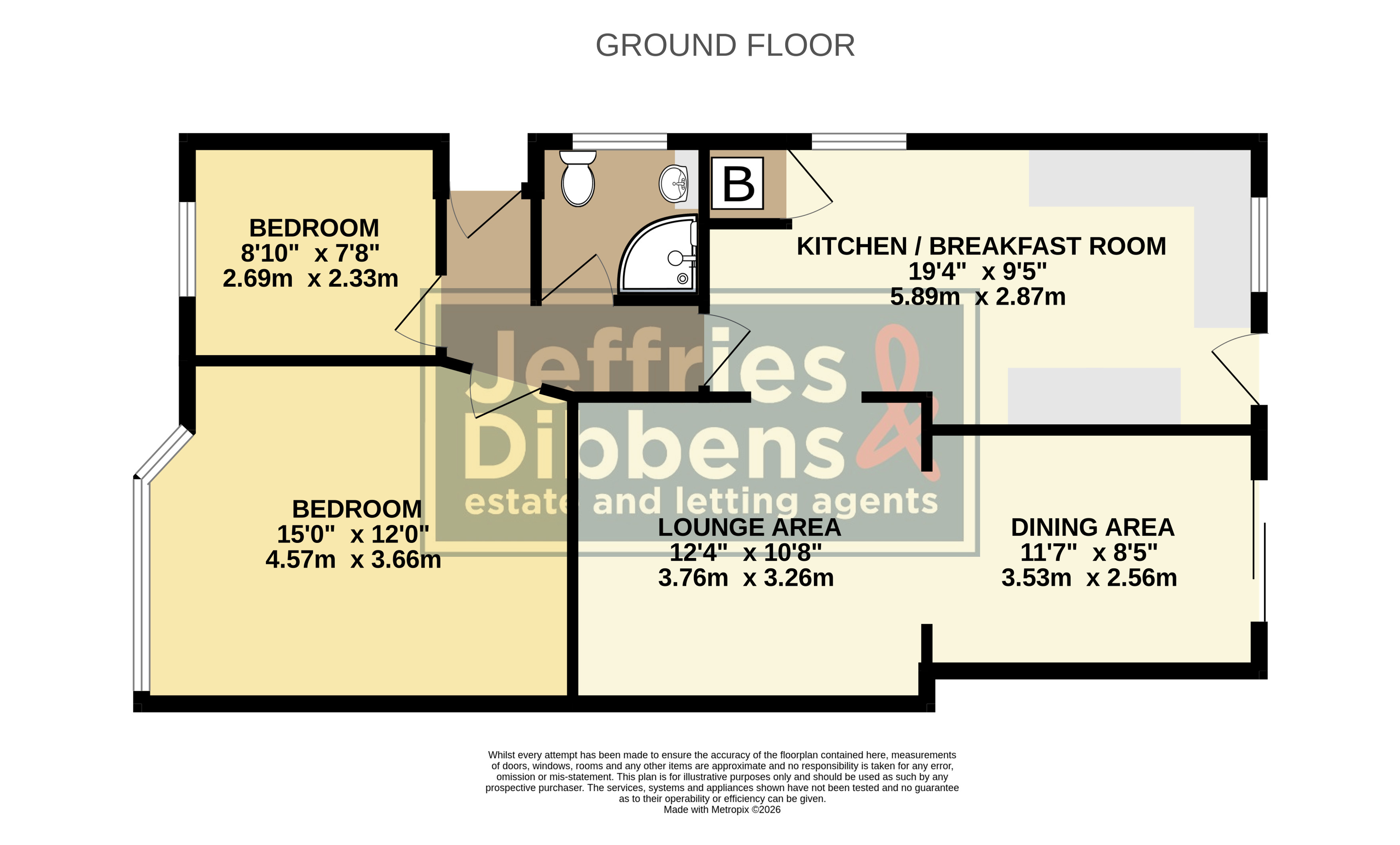 32, Ferneham Road, Fareham floorplan