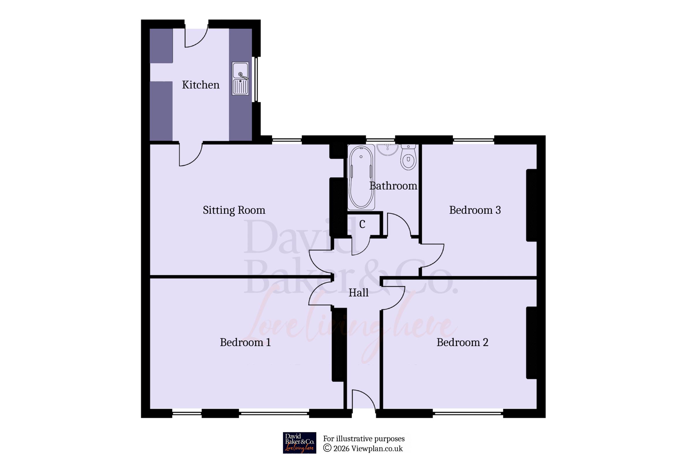 47, Queens Road, Penarth floorplan