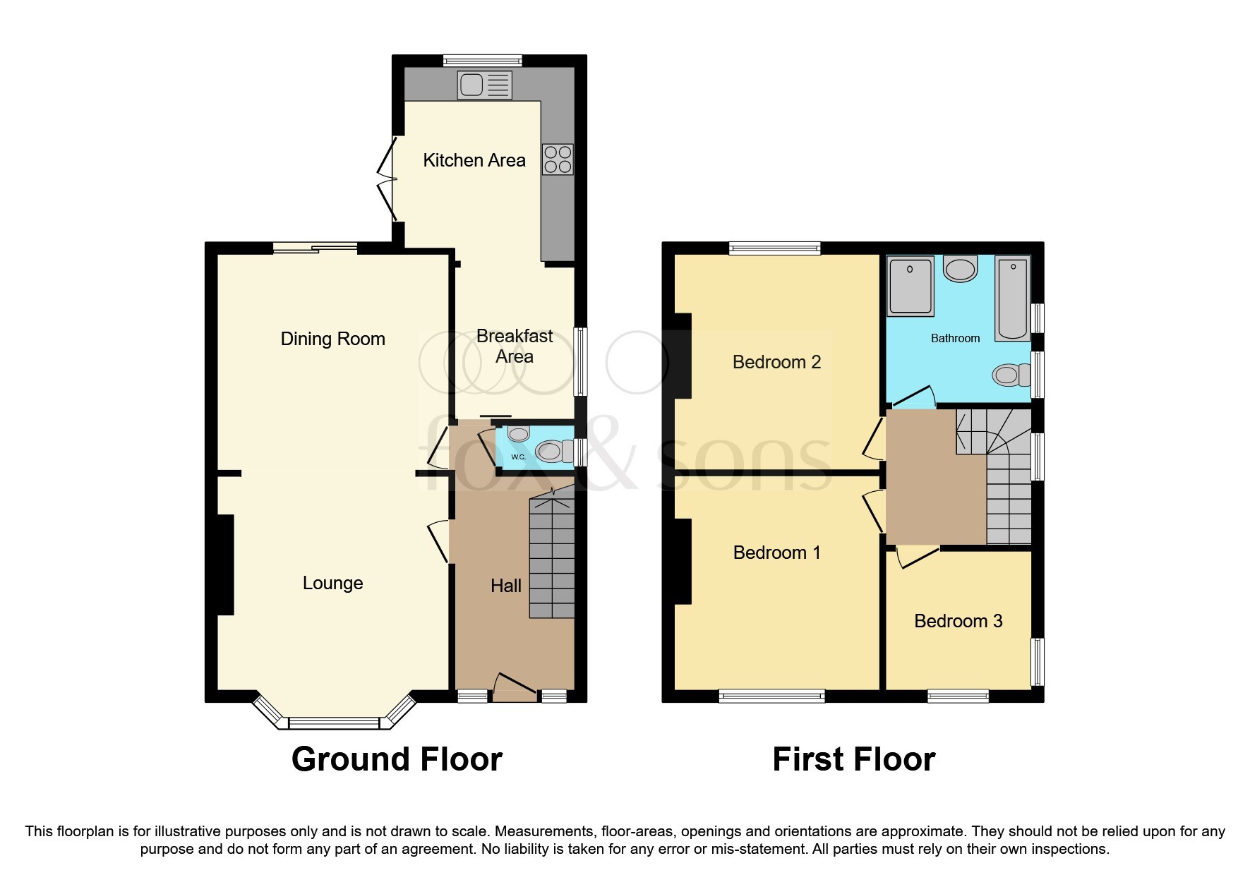 23, King George Road, Minehead floorplan