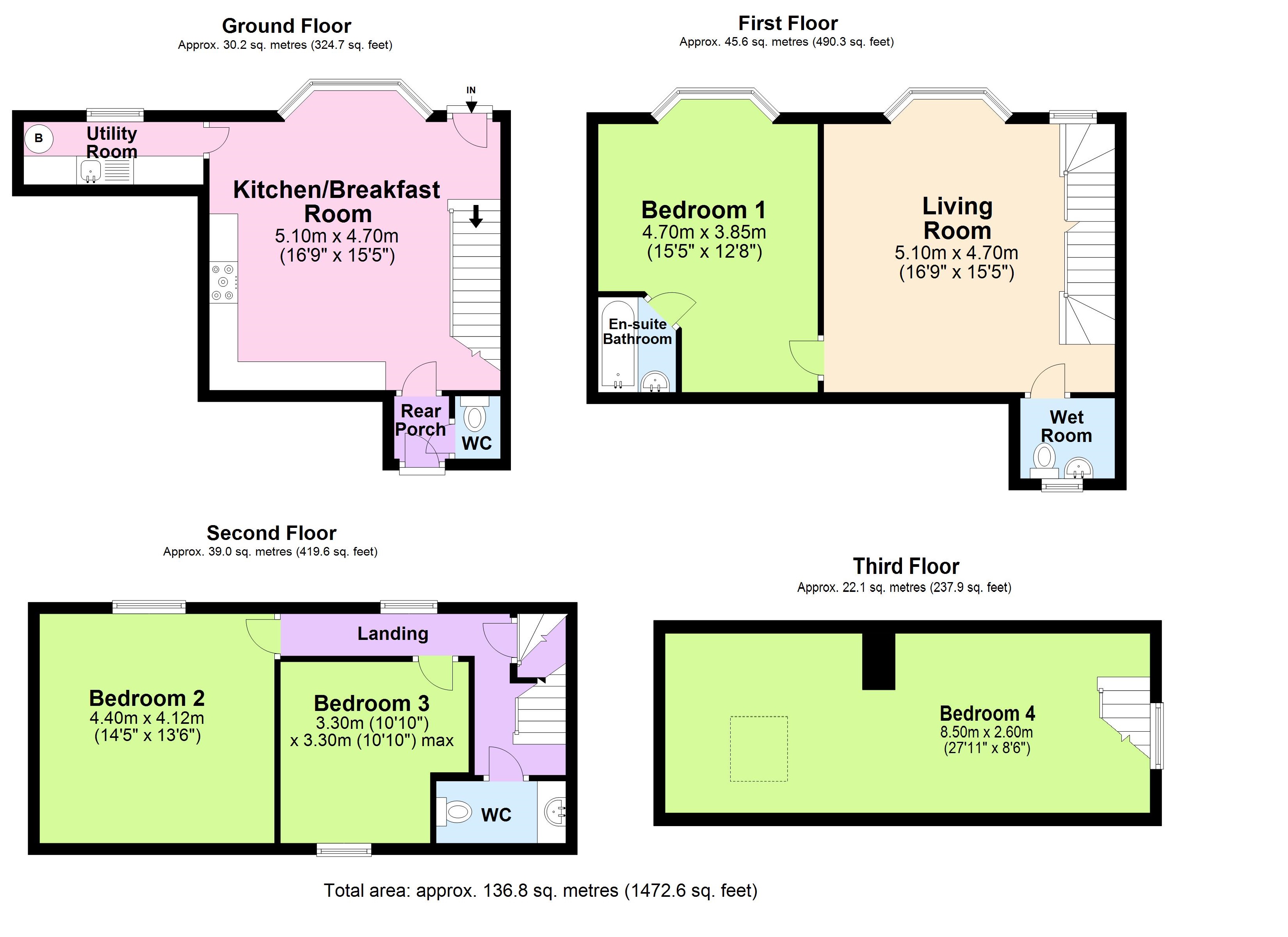 4 Bedrooms Terraced house for sale in Wentworth Street, Brighton BN2