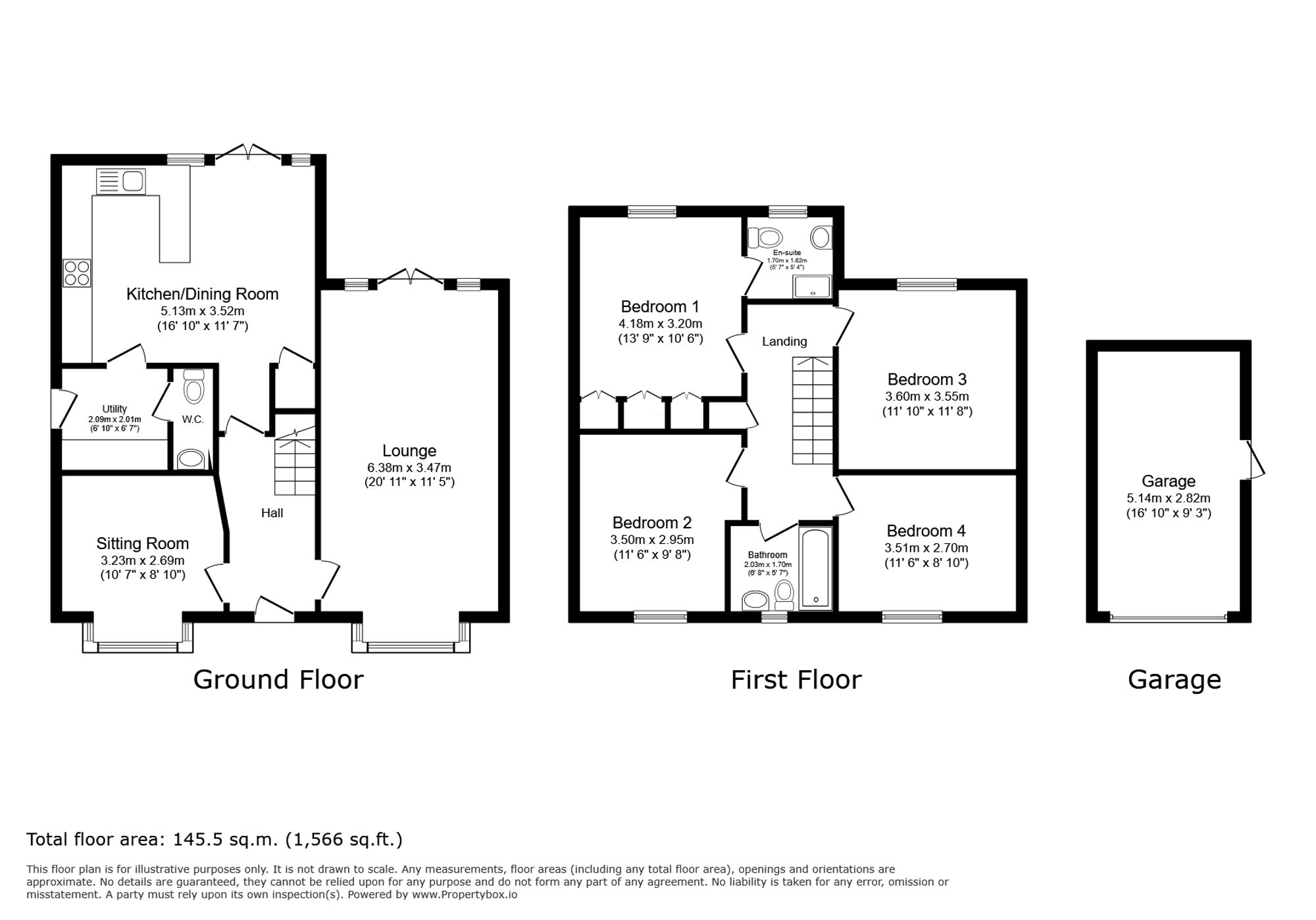 5 Rhodfa Logan, Rhyl floorplan