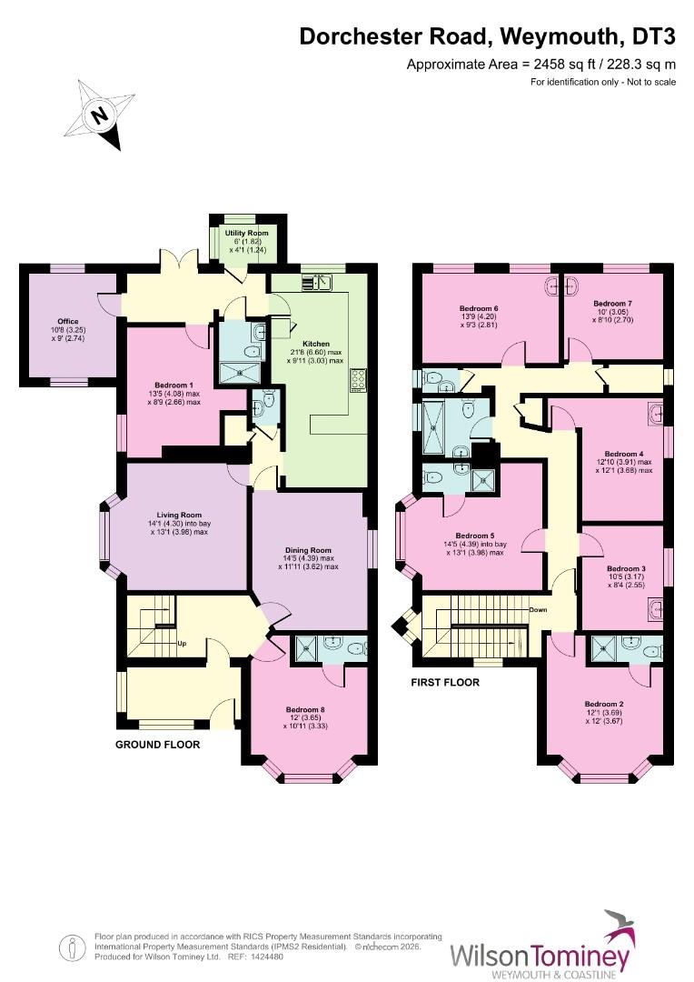 Hudsons, 215, Dorchester Road, Weymouth floorplan