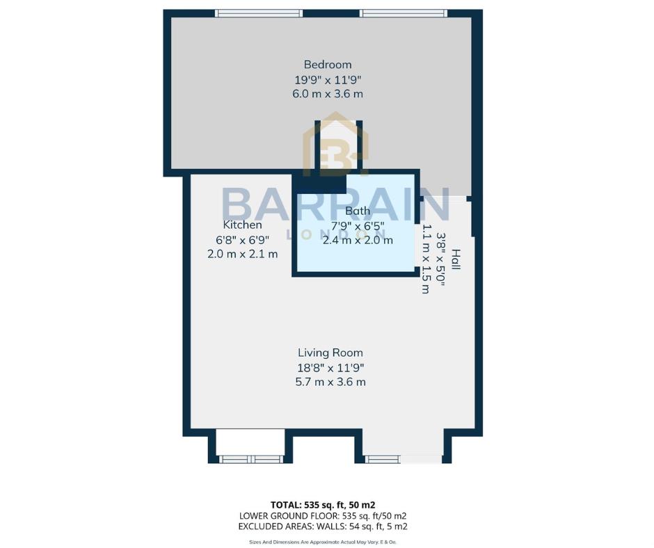 LG01 Severn Court, 25 Clyde Square, London floorplan
