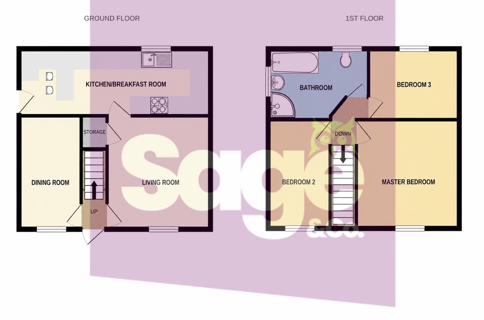 Oak Tree Cottage, High Street, Newport floorplan