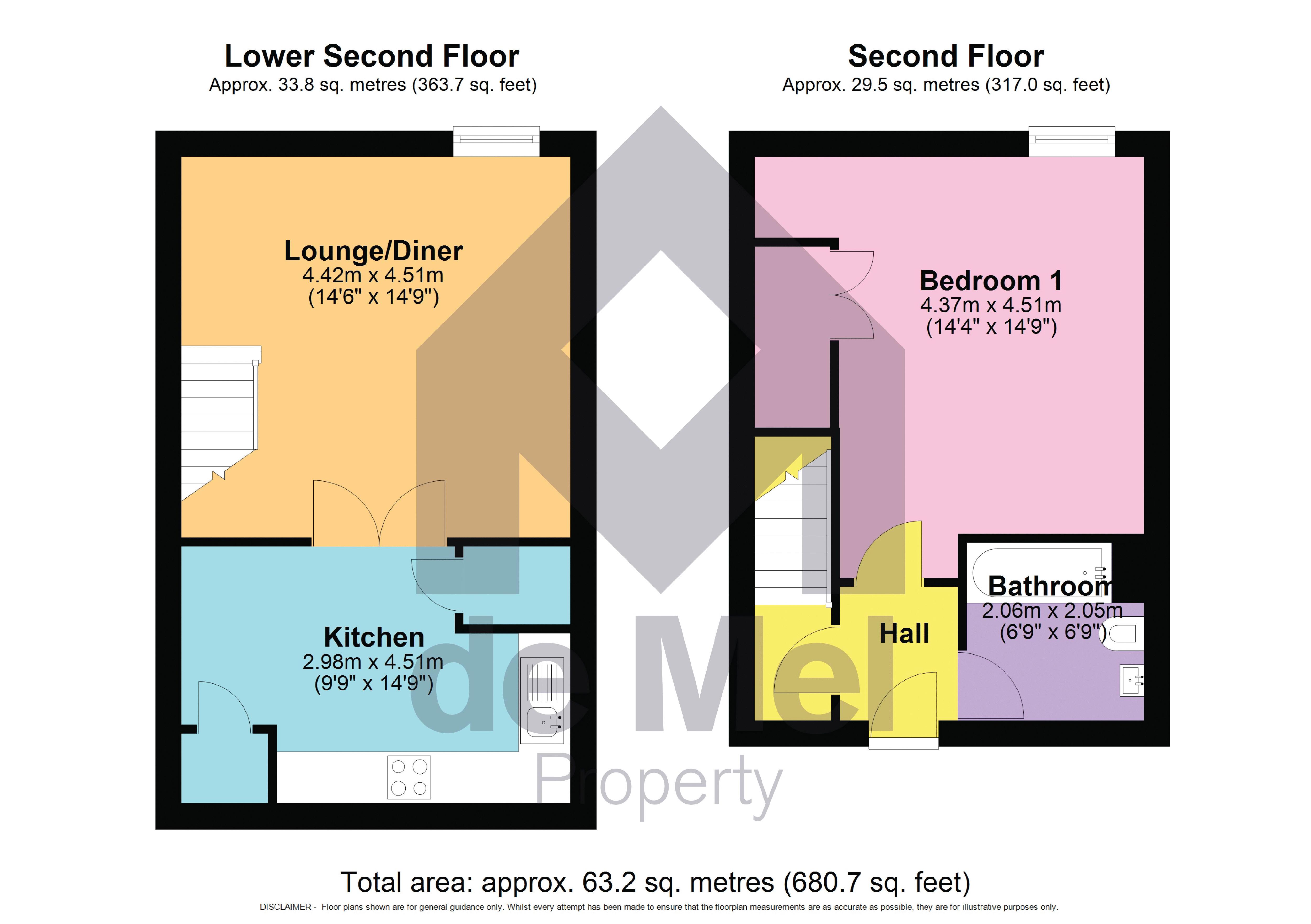 TEN WESLEY HOUSE, St. Georges Street, Cheltenham floorplan