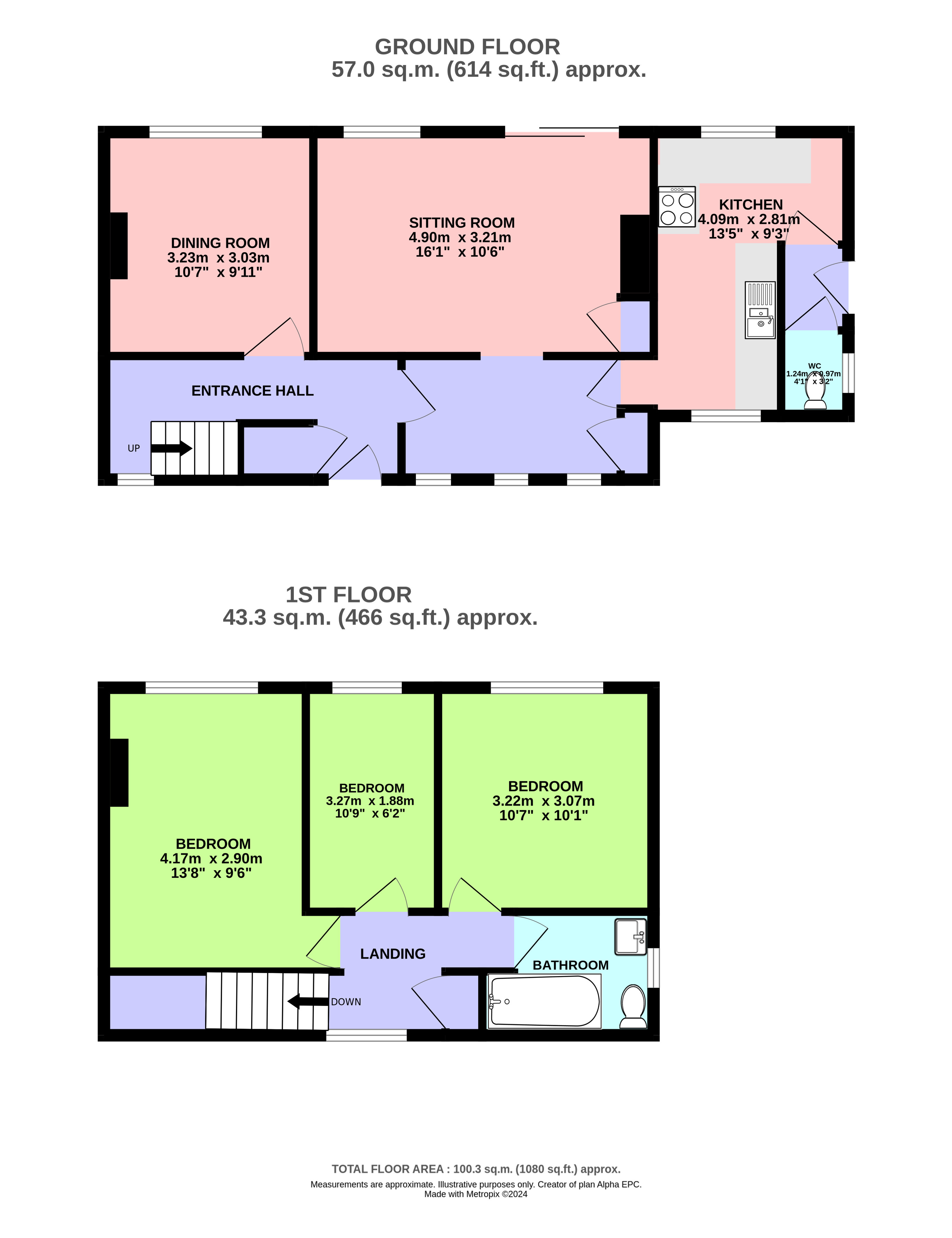 5, Windmill Place, Wantage floorplan