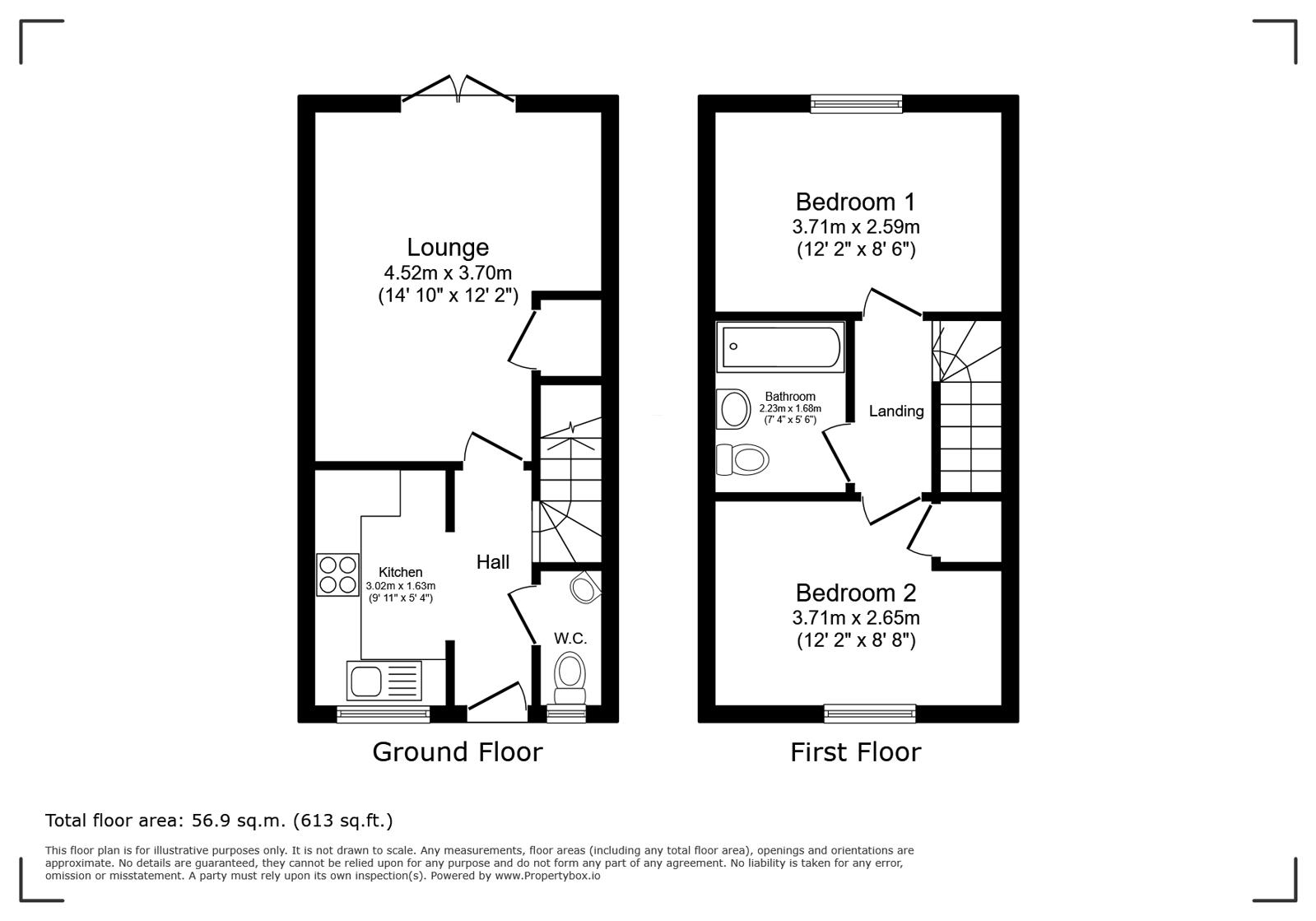 238, Brynheulog, Cardiff floorplan
