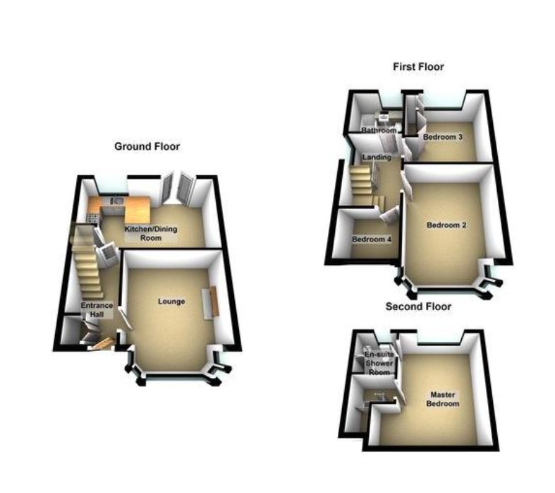 803, East Rochester Way, Sidcup floorplan