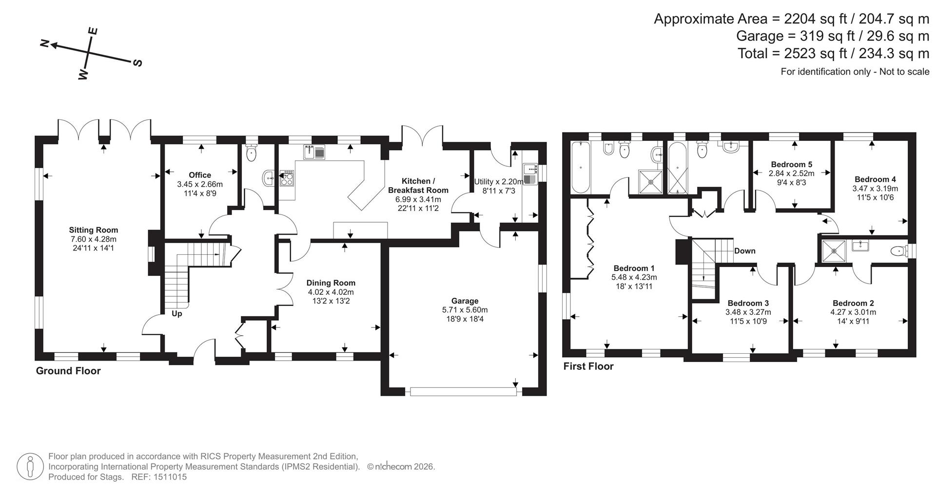 19 Barton Close, Barton Close, Exeter floorplan
