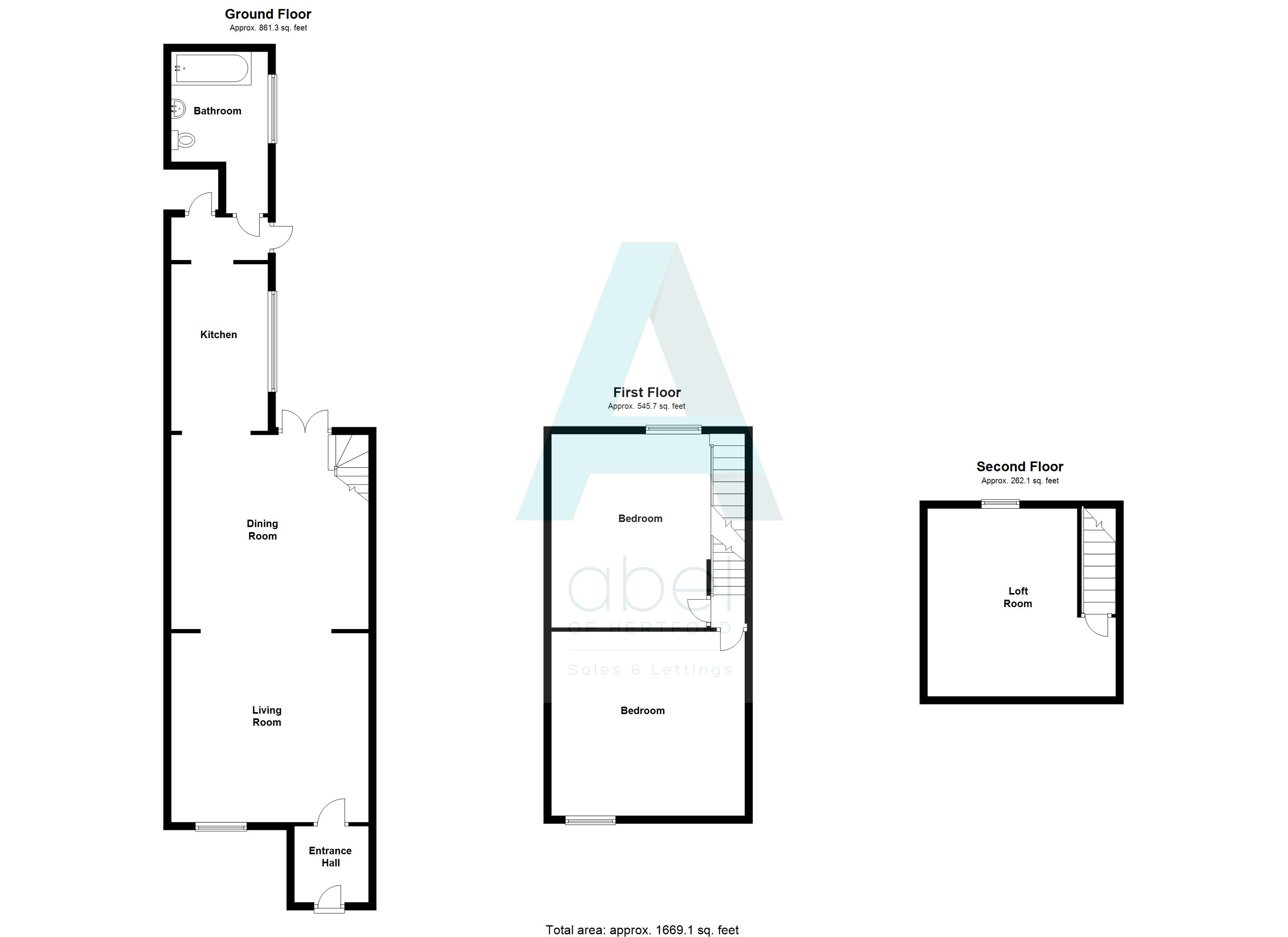 2 Bedrooms Semi-detached house for sale in Bullocks Lane, Hertford SG13