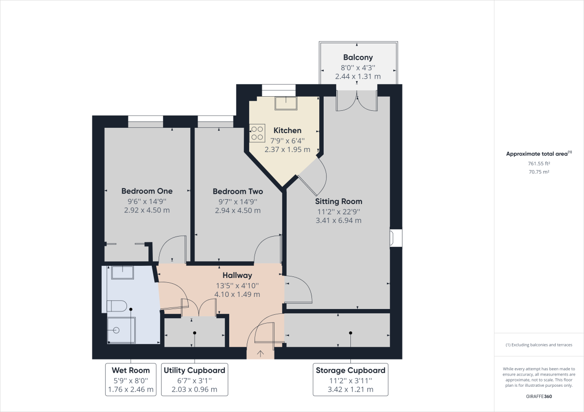 Apartment 48,, Adlington House, Portishead floorplan