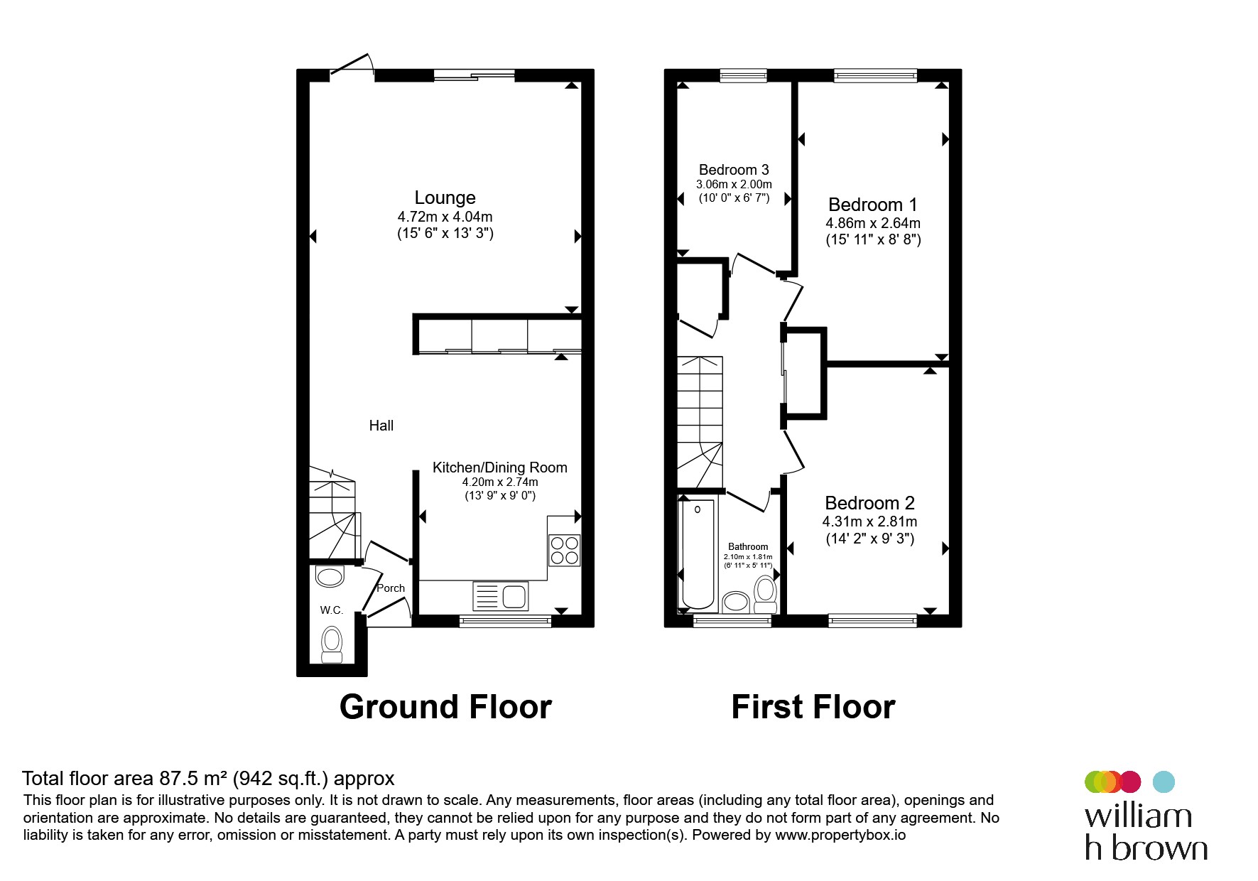 151, Canterbury Way, Stevenage floorplan