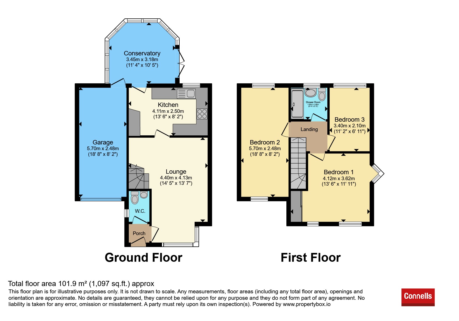 38, Lacock Drive, BRISTOL floorplan